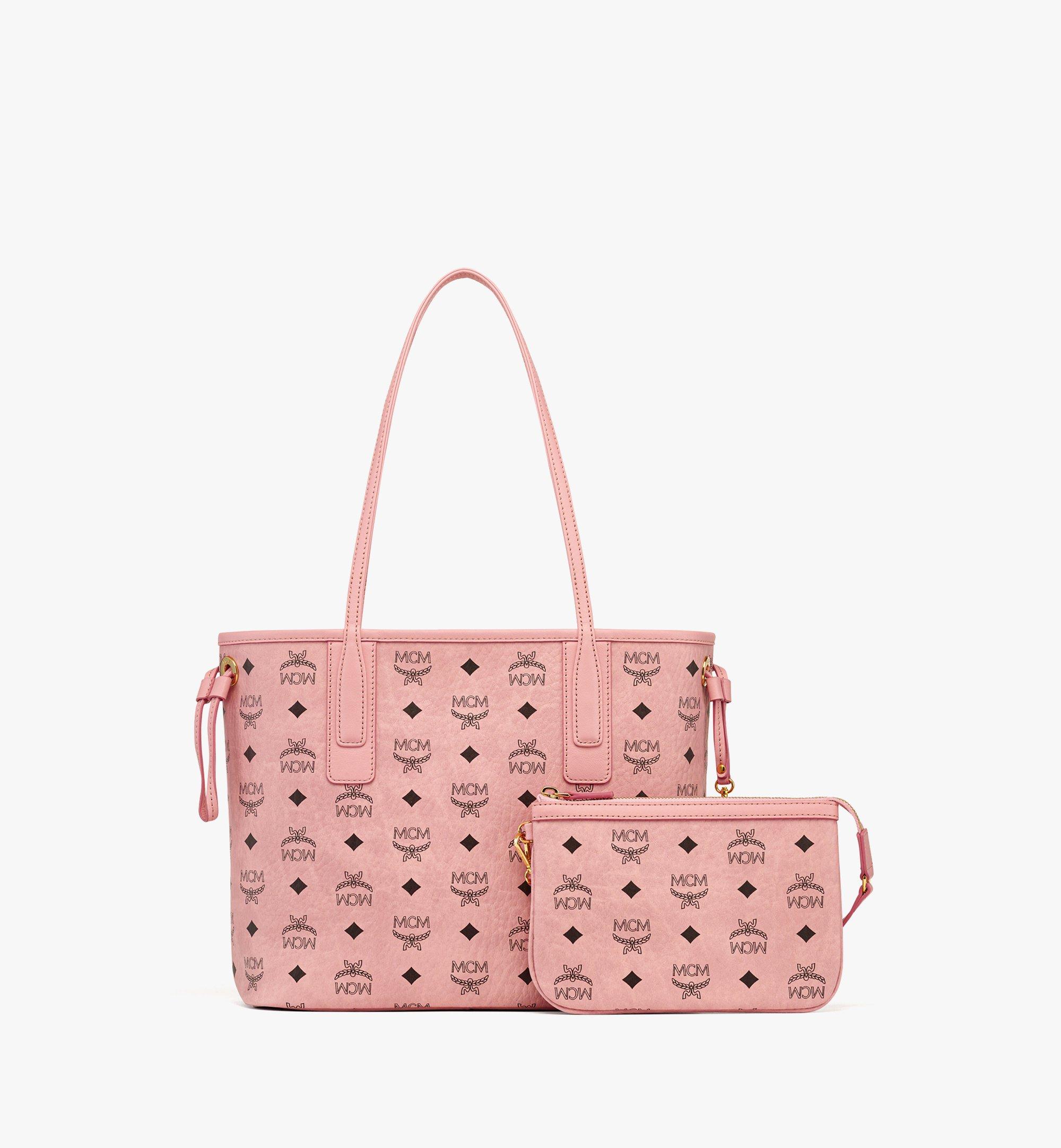 Mcm travel bag pink sale