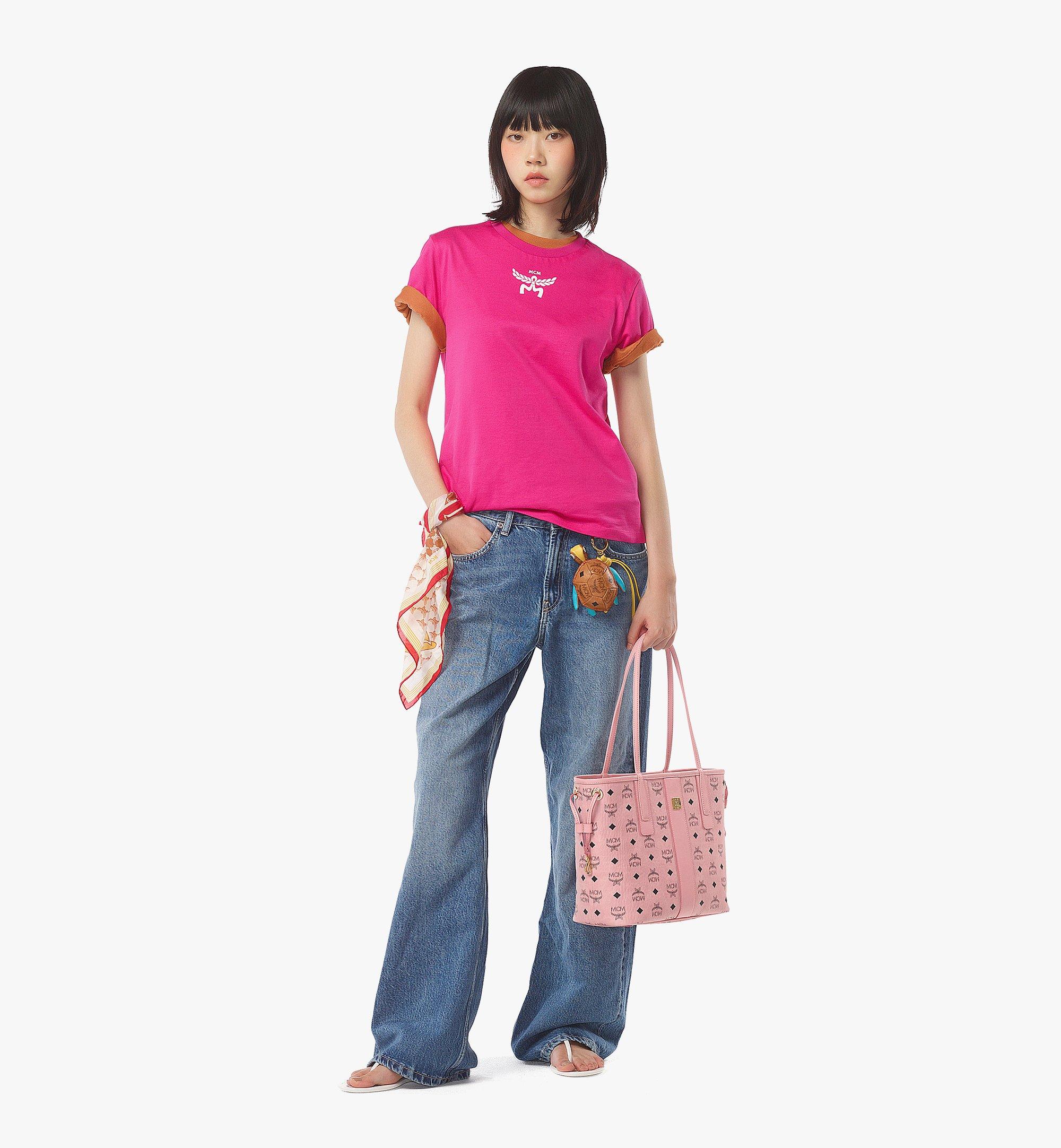 Small Liz Shopper in Visetos Pink | MCM ®US