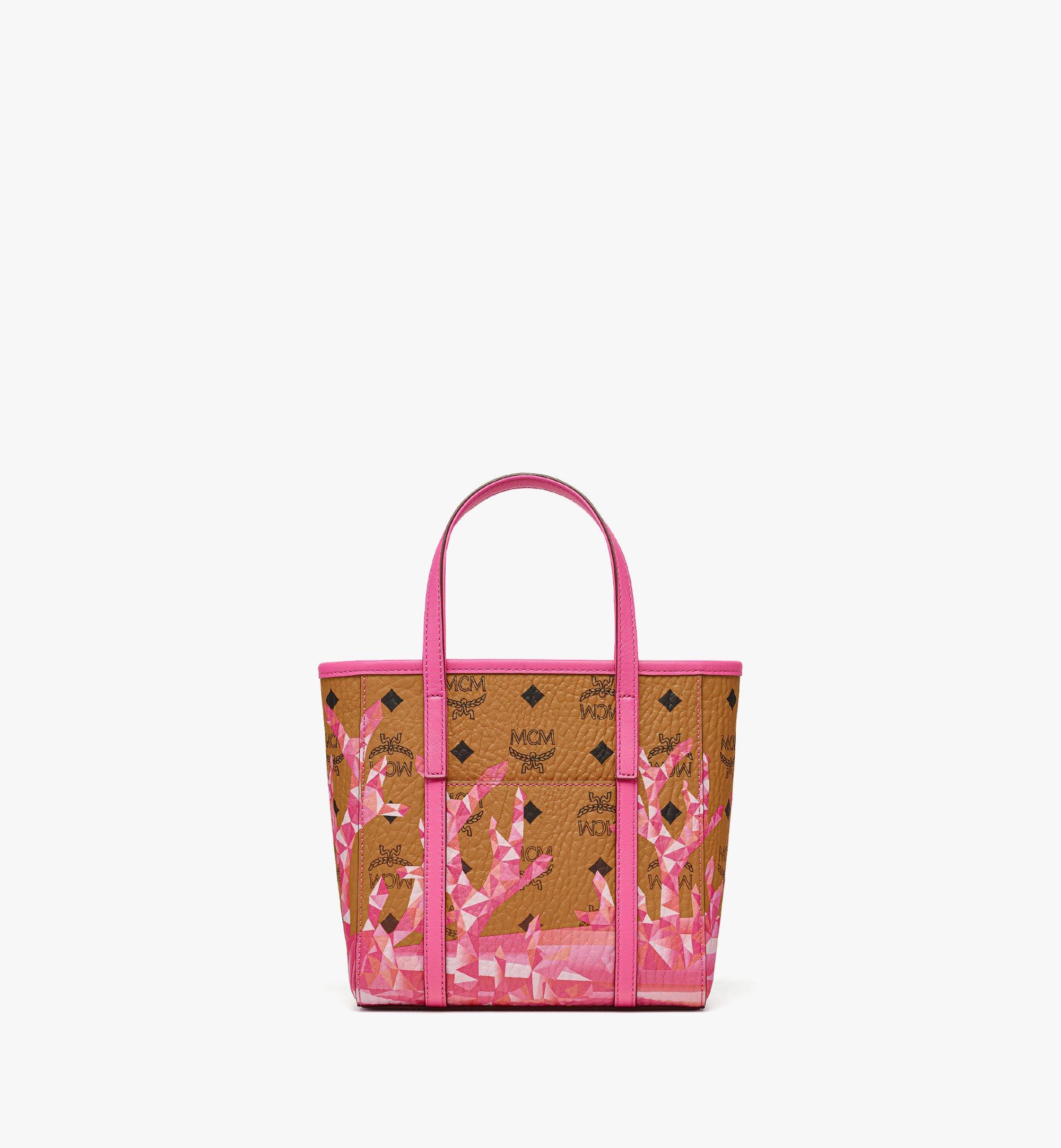 Mini Toni Top-Zip Shopper In Cubic Coral Visetos Red | MCM ®UK