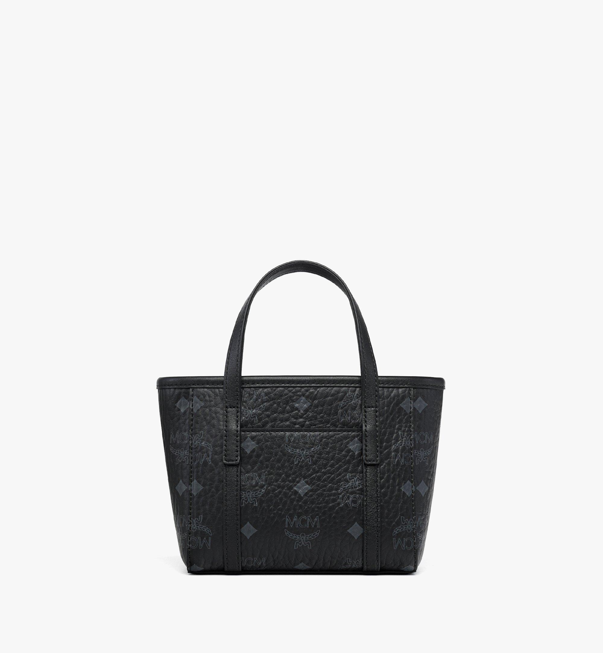 MCM Sac cabas Toni à fermeture supérieure zippée en Visetos Black MWPFSMT03BK001 Plus de photos 3