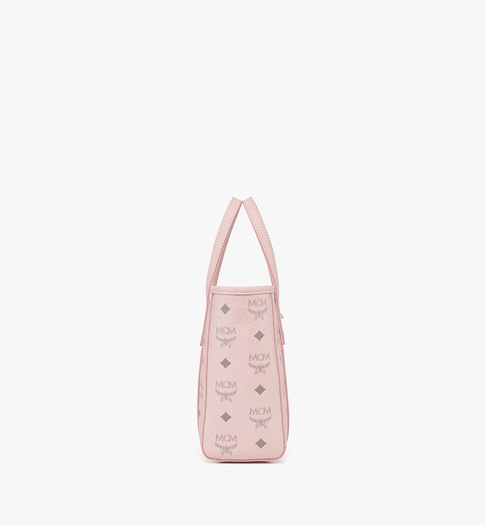 MCM MCM x HELLO KITTY Toni Top-Zip Shopper in Visetos Pink MWPFSMT08QH001 Alternate View 1