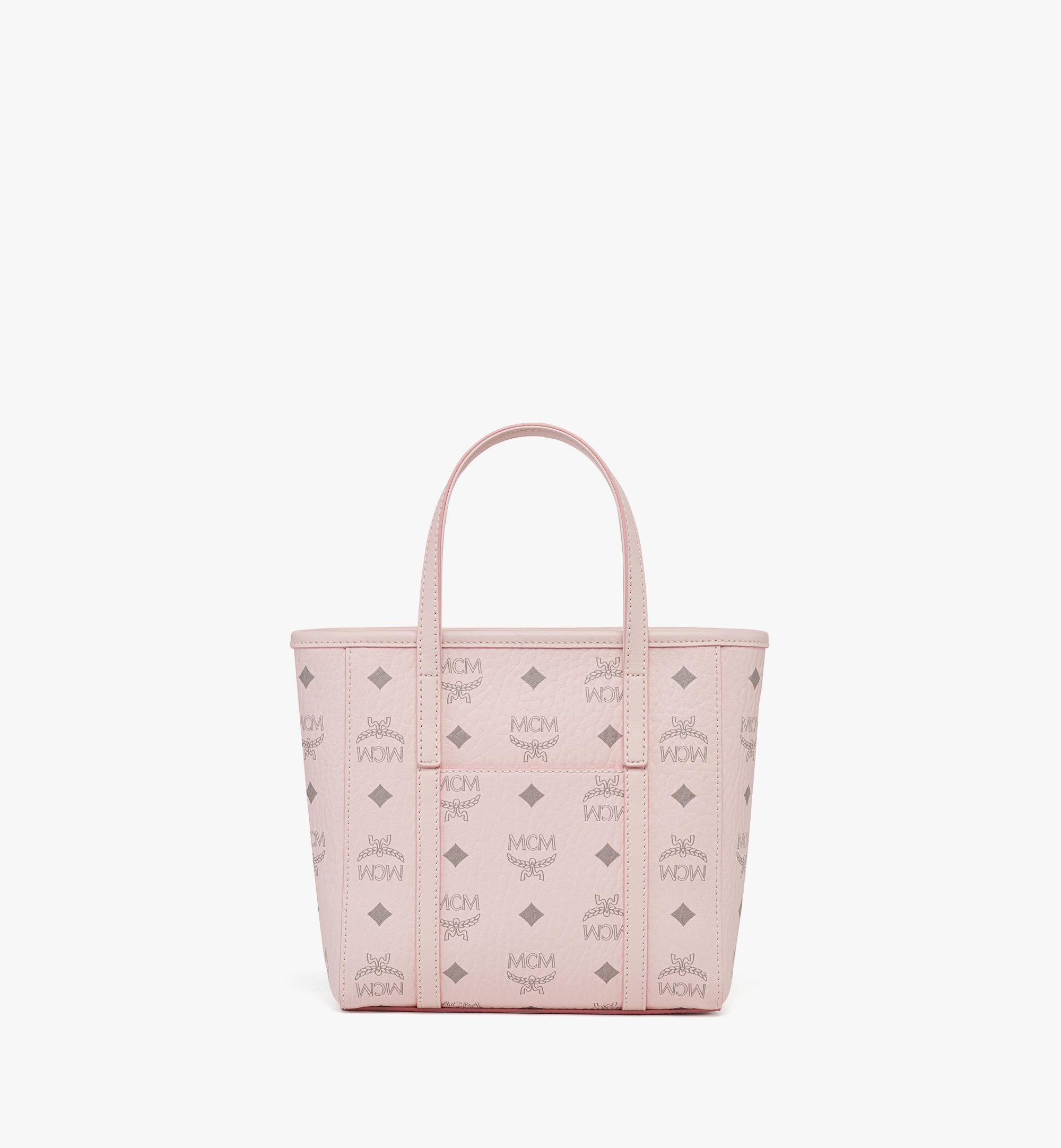 MCM MCM x HELLO KITTY Toni Top-Zip Shopper in Visetos Pink MWPFSMT08QH001 Alternate View 3