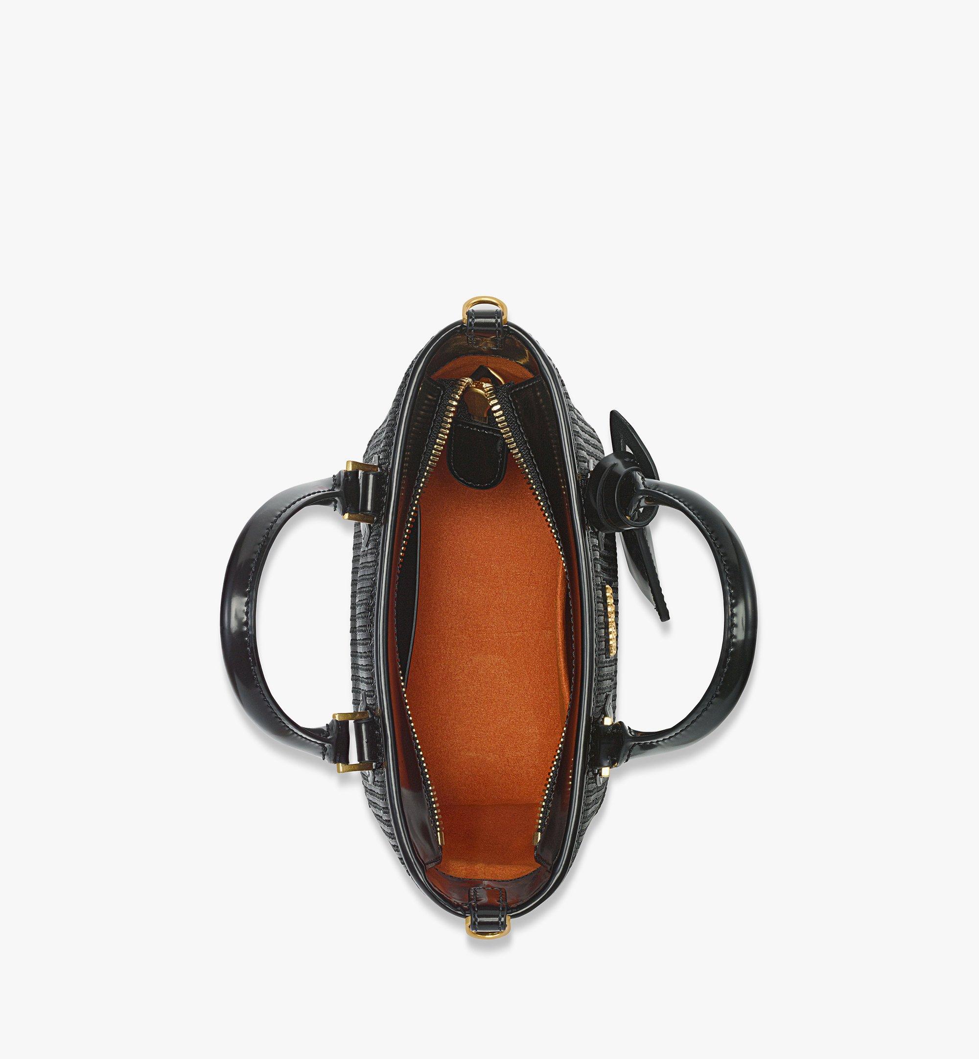 MCM Aren亮片小羊皮革购物袋 Black MWPFSTA01BK001 更多视角 2