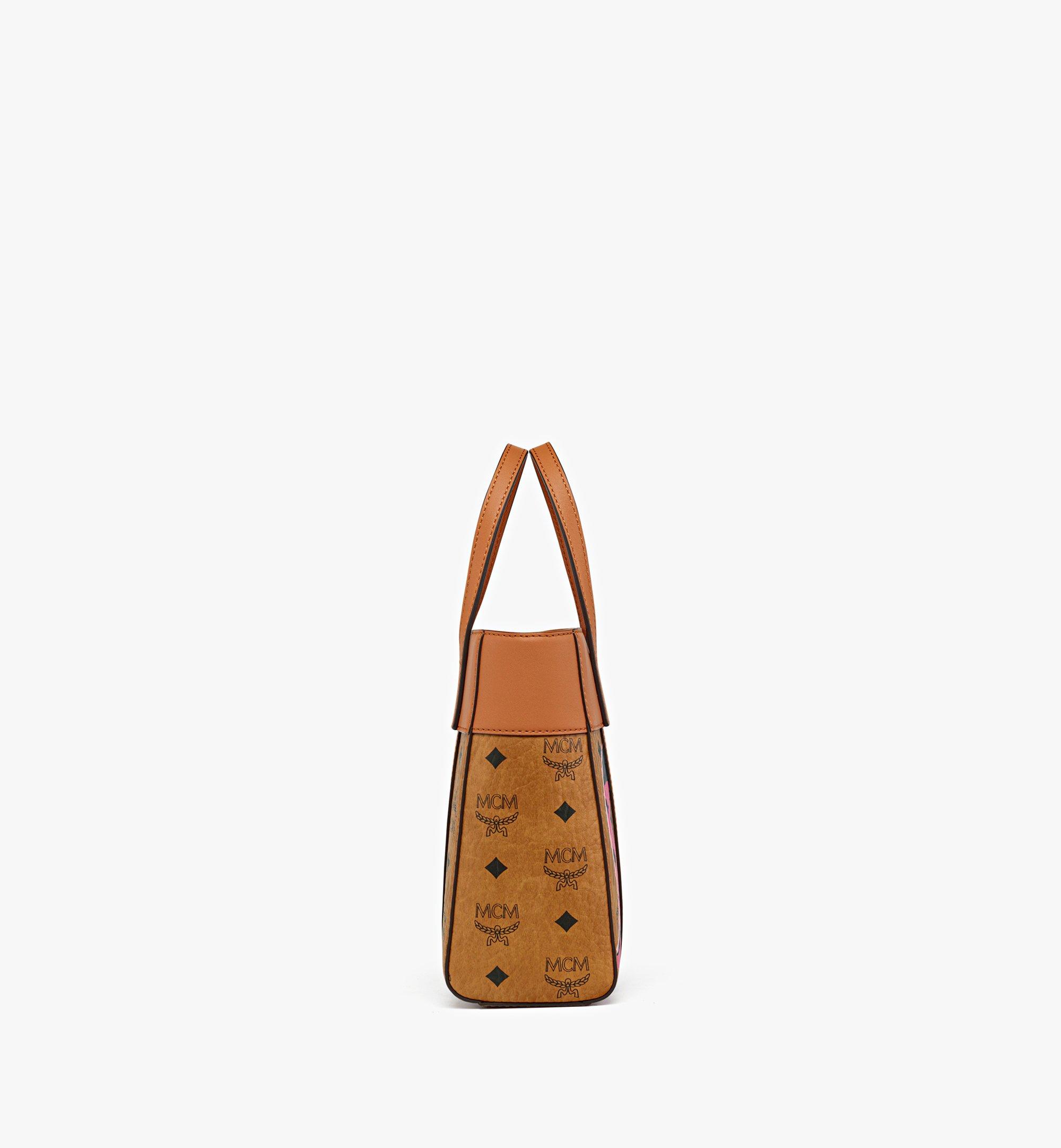 MCM Year of the Snake Toni Shopper in Visetos Leather Mix Cognac MWPFSUP05CO001 Alternate View 1