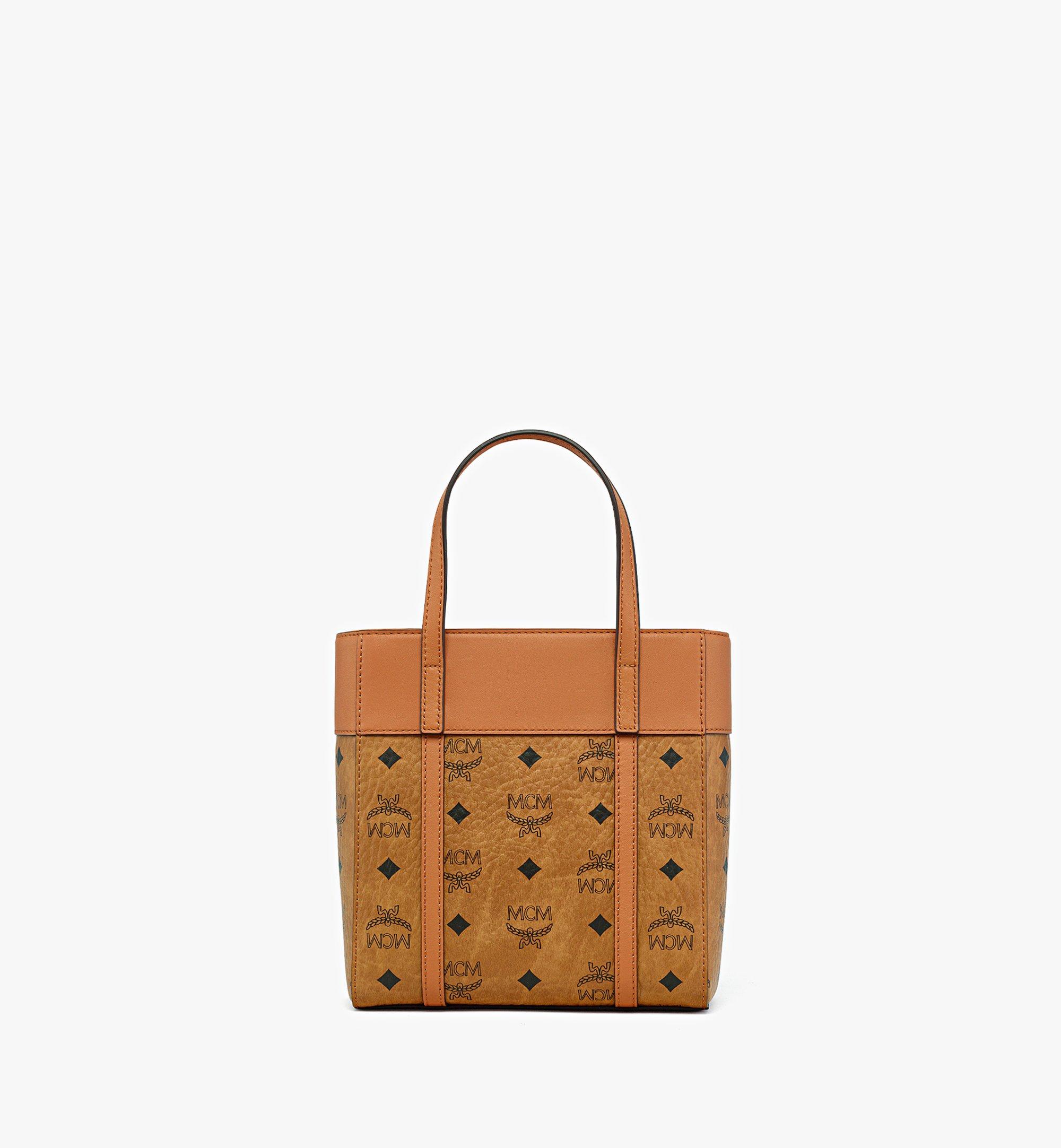 MCM Year of the Snake Toni Shopper in Visetos Leather Mix Cognac MWPFSUP05CO001 Alternate View 3