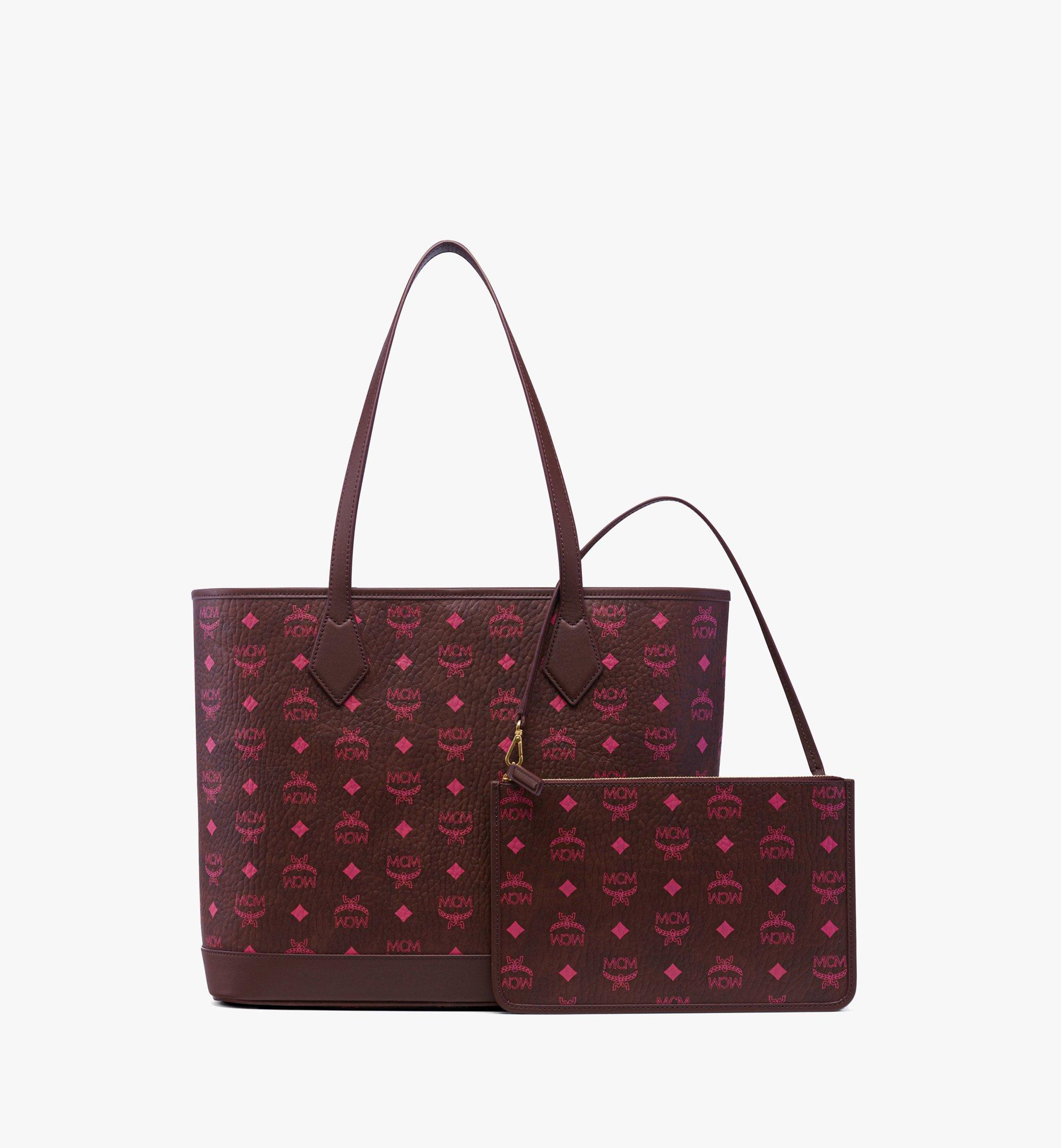 MCM New Liz Shopper in Visetos Brown MWPGSLR024B001 Alternate View 3