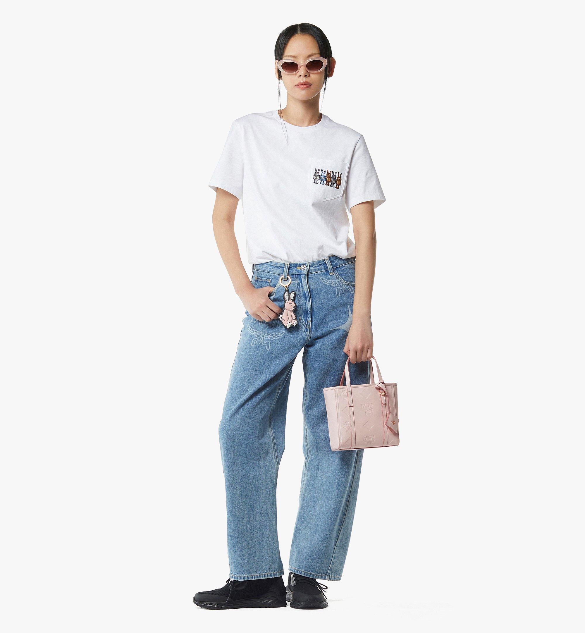 Small Toni Top-Zip Shopper in Maxi Monogram Leather Pink | MCM ®US