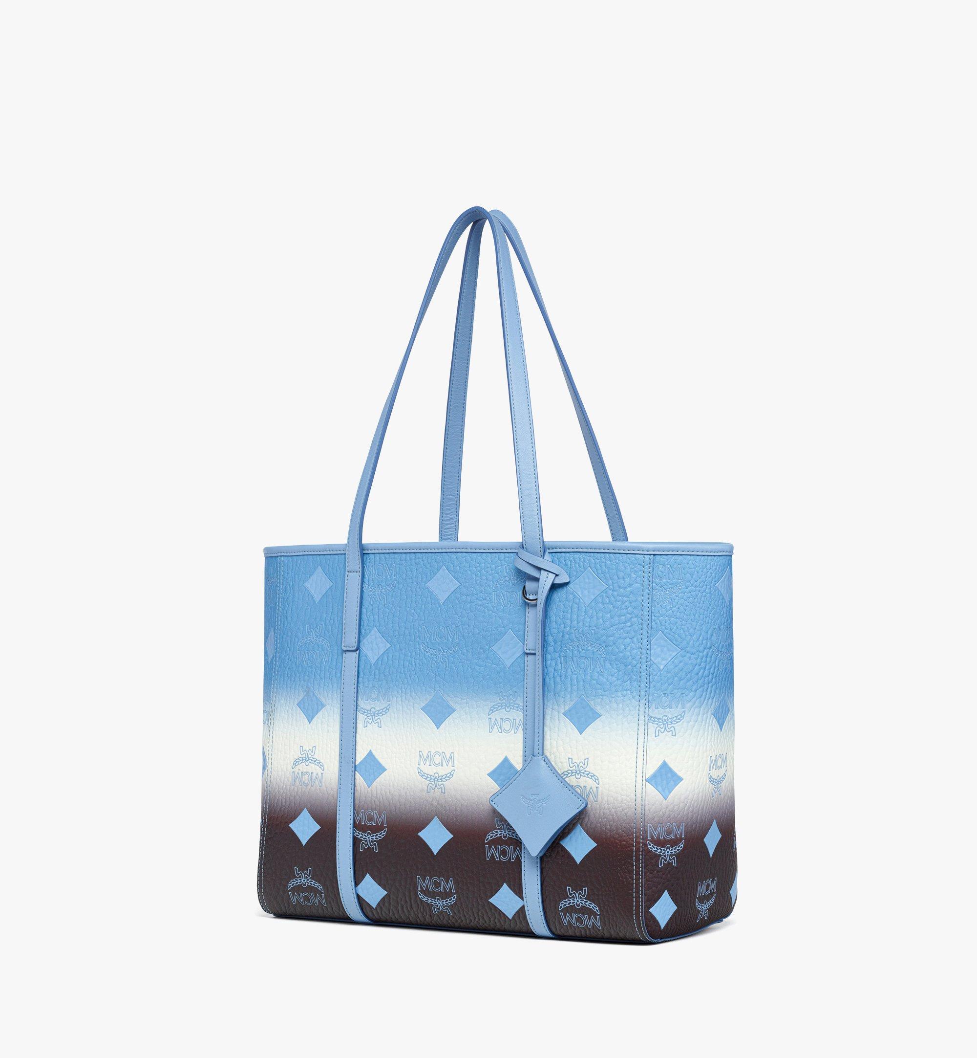 Medium Toni Top-Zip Shopper in Gradation Visetos Blue | MCM ®US