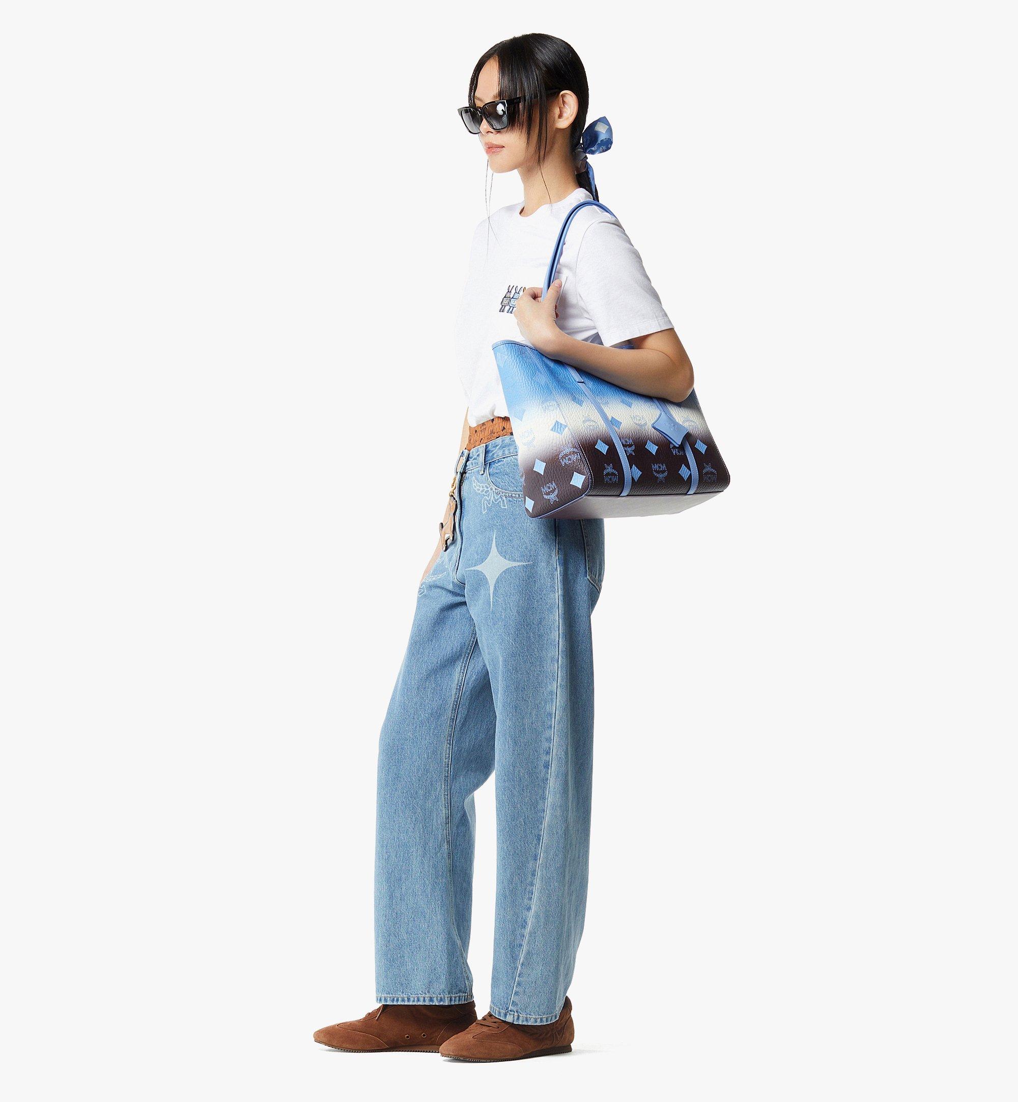 Toni Top-Zip Shopper in Gradation Visetos