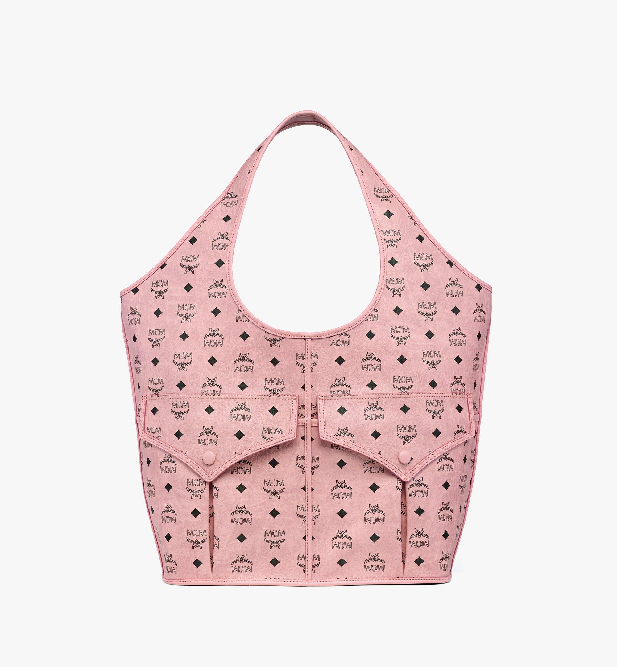 MCM ピンク ロゴトートバッグ 大きめ MWPGSTA01PZ001_01?$pdp-large$