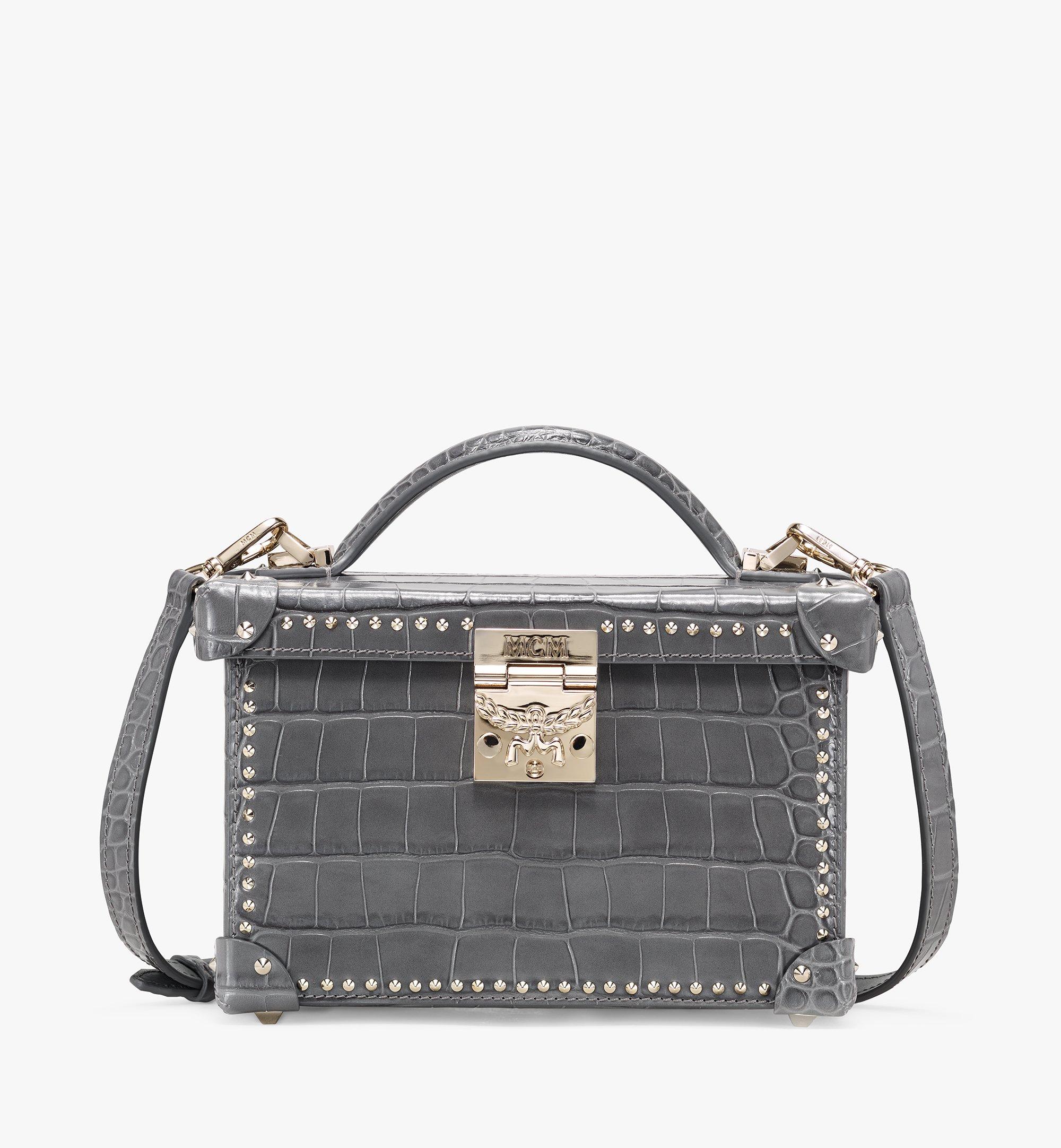 Berlin Crossbody Bag in Embossed Crocodile