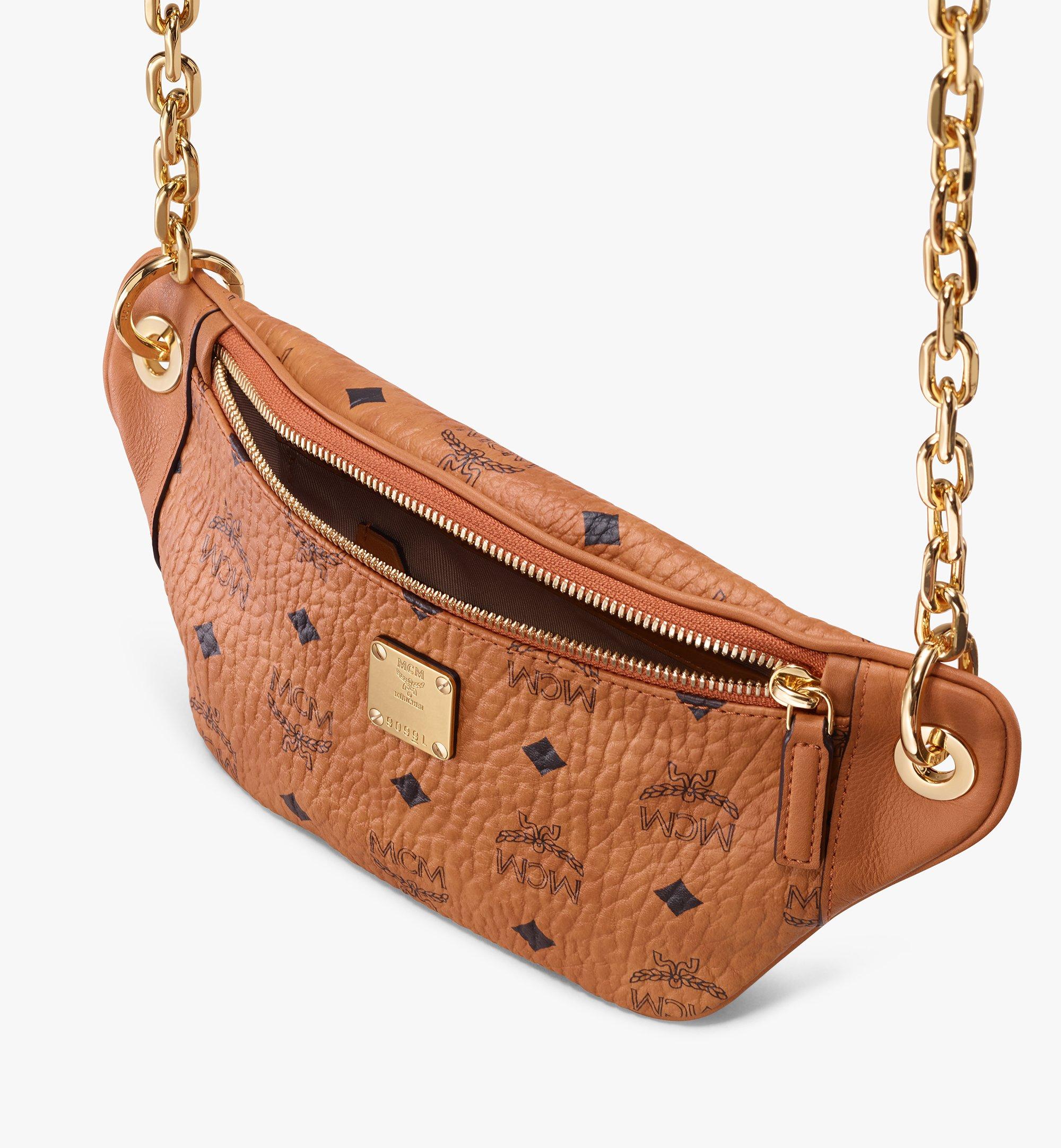 Mini Aren Crossbody Bag in Visetos Cognac MCM ®MY