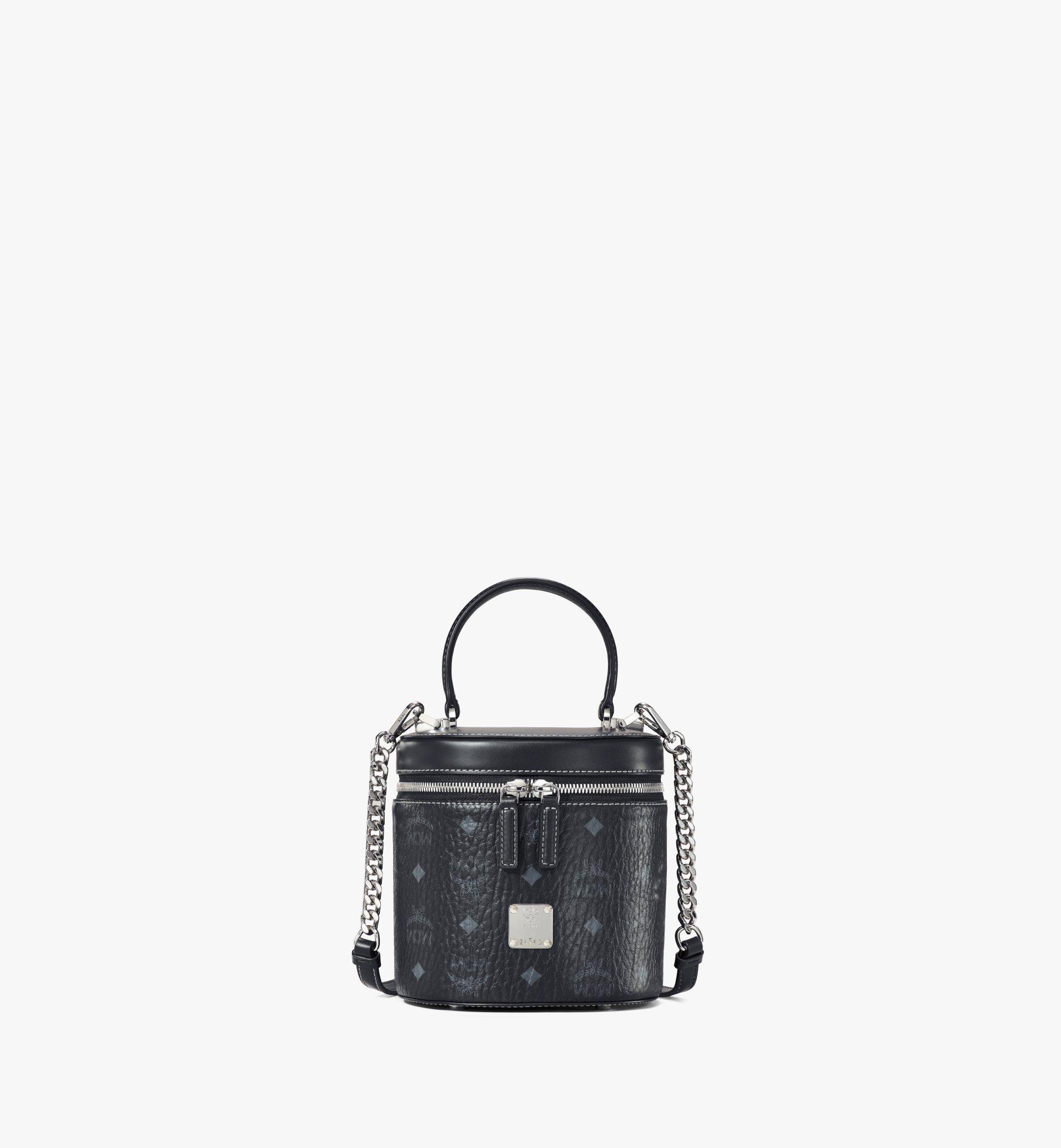 Small Aren Crossbody in Visetos Black