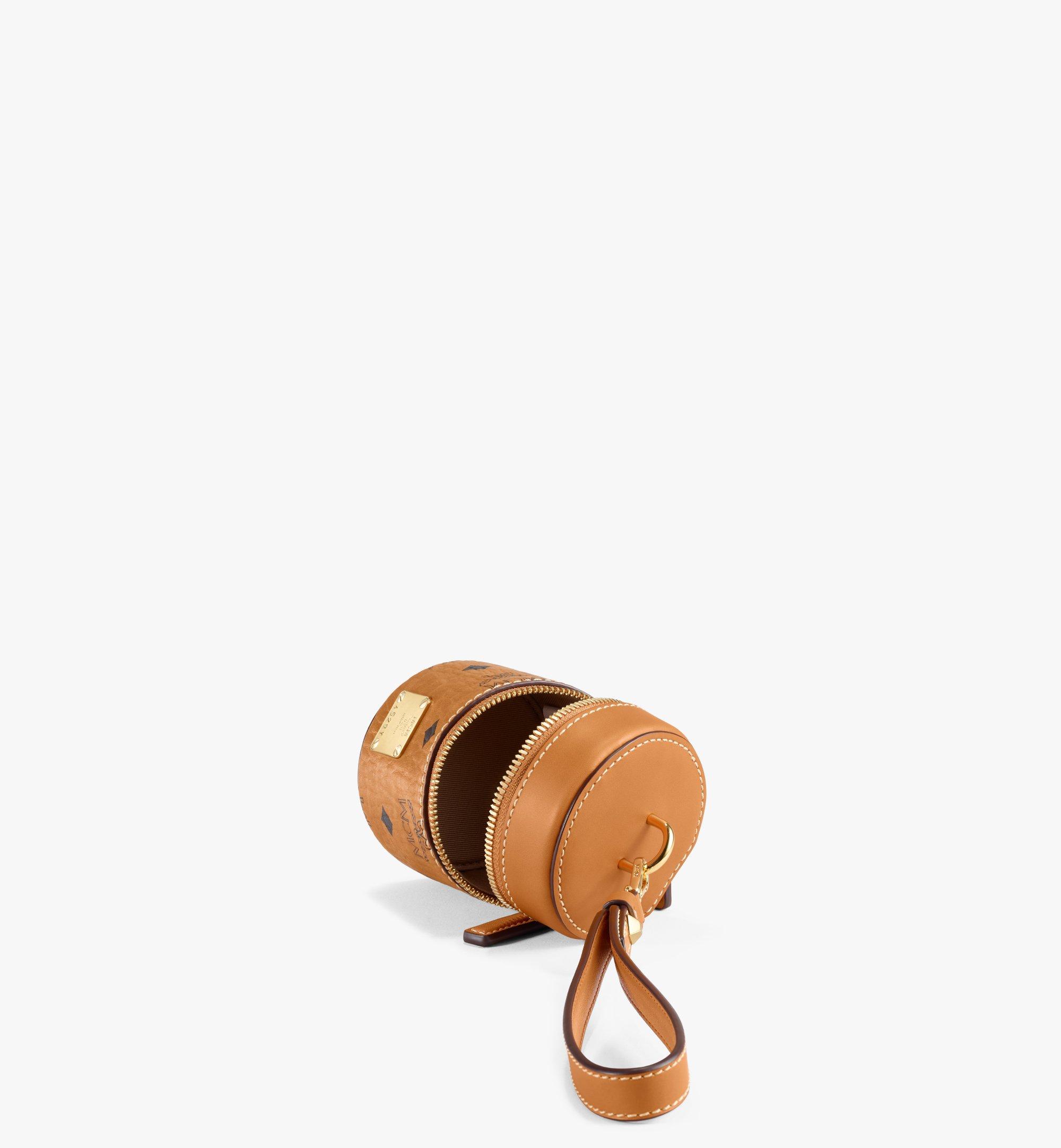 X-Mini Aren Cylinder Crossbody in Visetos Cognac | MCM ®CN