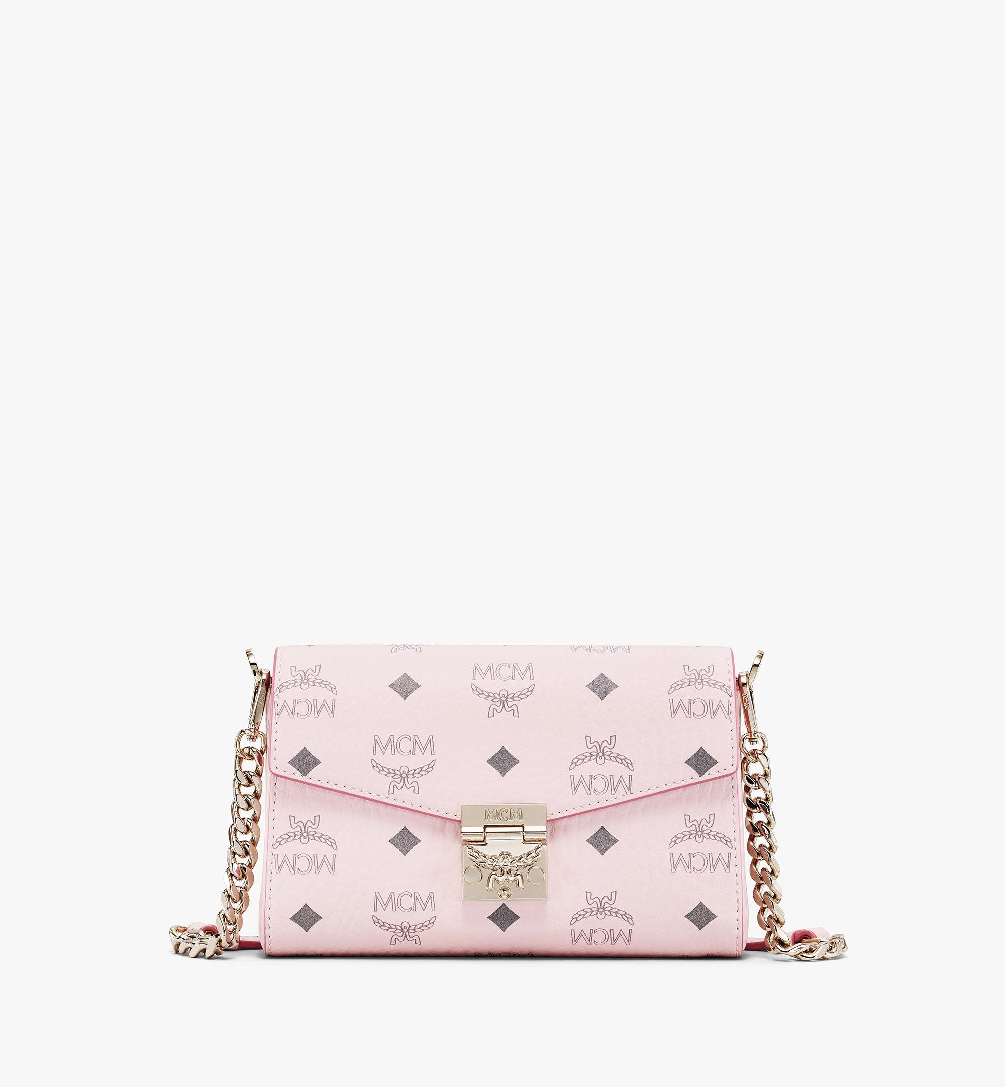 MCM Pink Visetos Patricia Crossbody Wallet - A World Of Goods For You, LLC