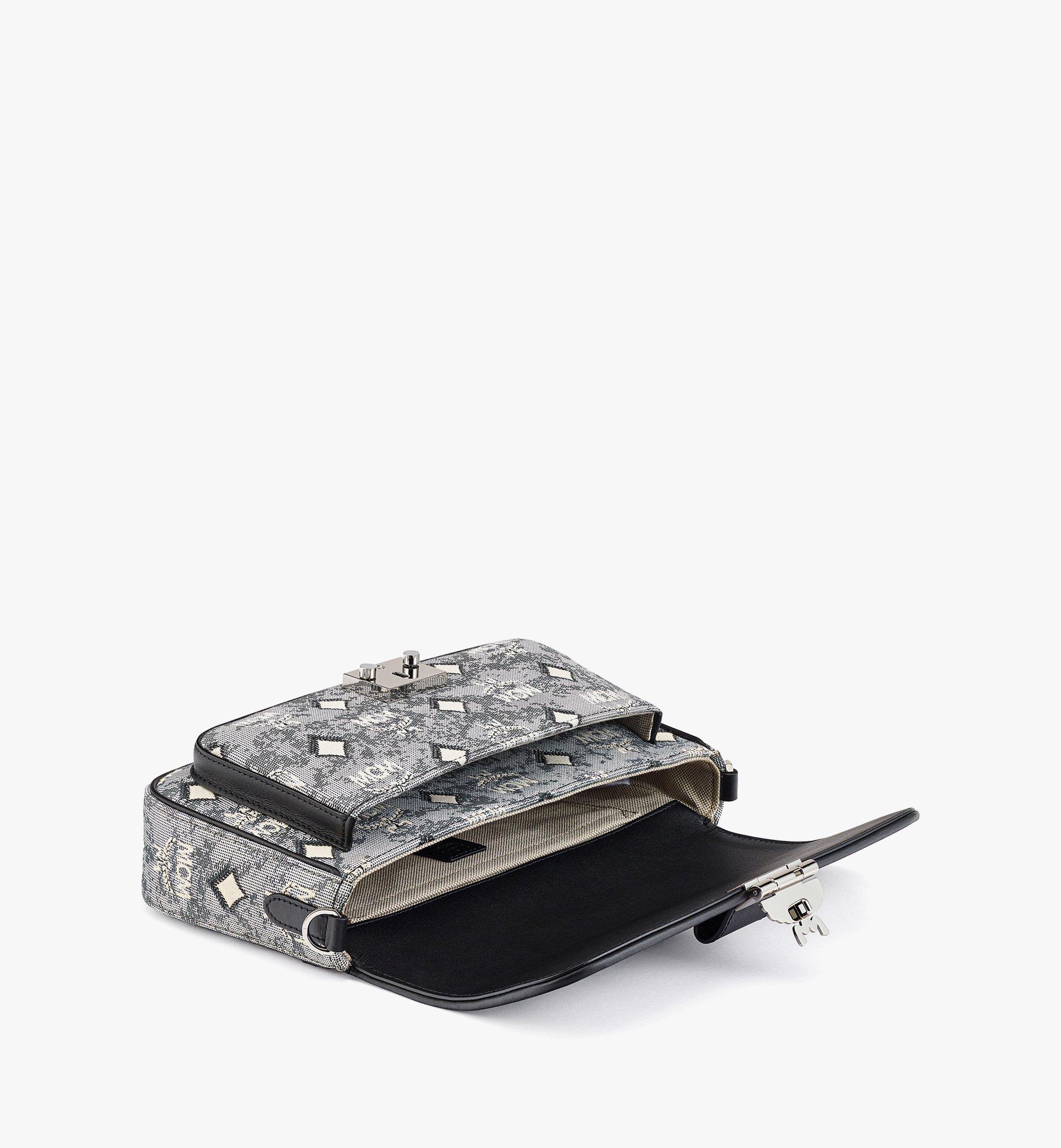 Medium Crossbody Bag in Vintage Monogram Jacquard Grey MCM ®DE