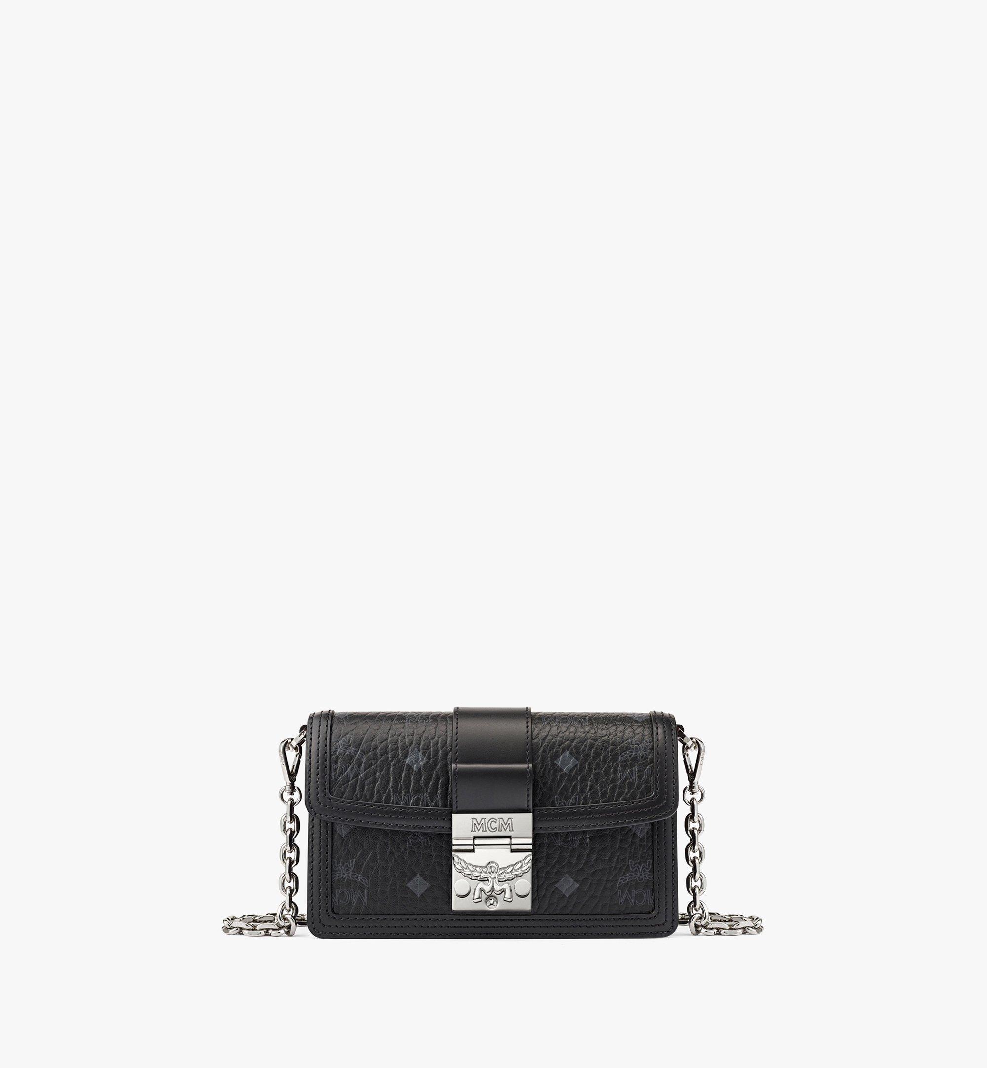 Mcm Gretl Visetos Crossbody - Black