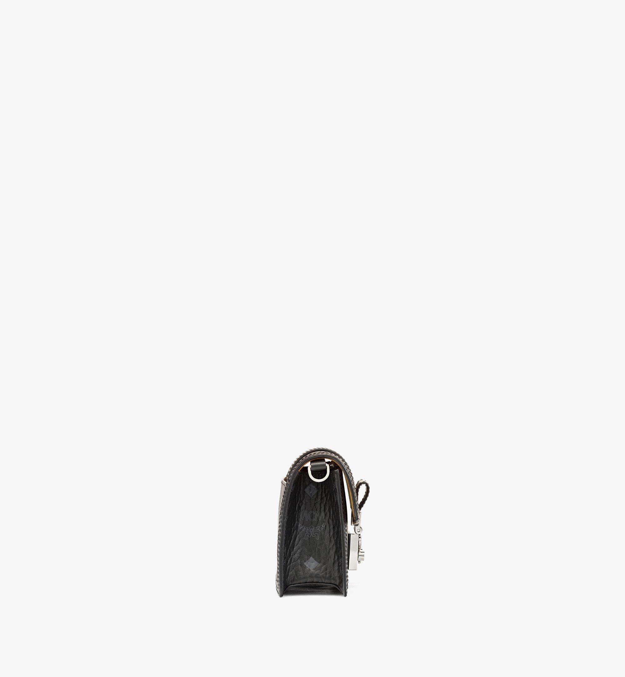 Mcm (Black Crossbody Bag in visetos)