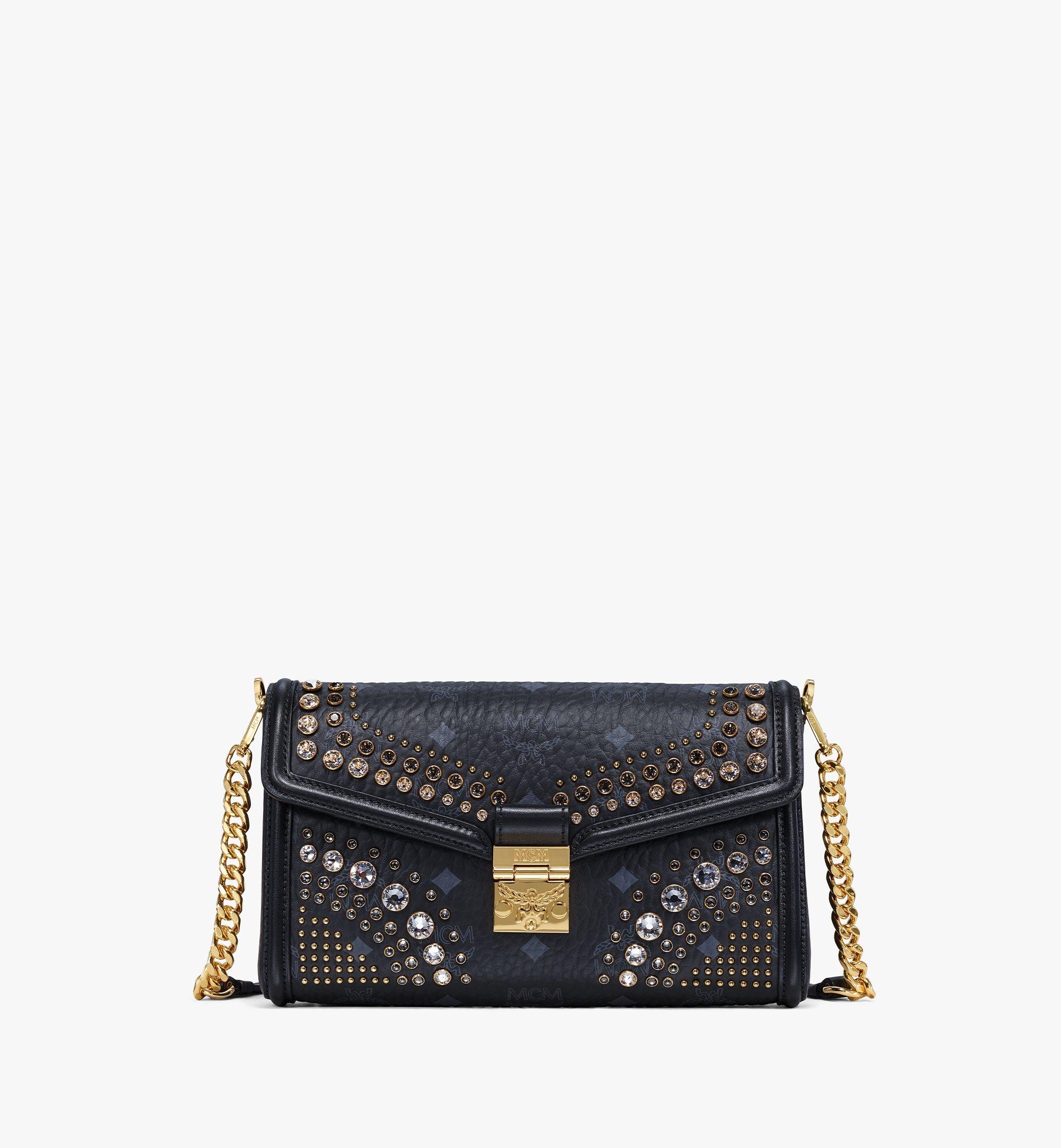 Medium Tracy Crossbody in Crystal Visetos Black | MCM ®HK