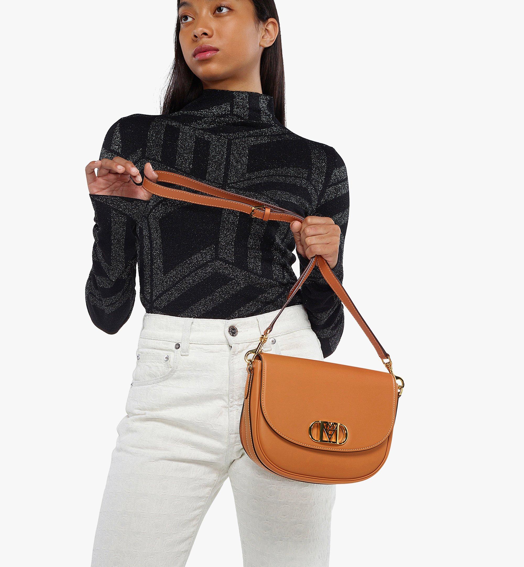Small Mode Travia Crossbody in Nappa Leather Cognac | MCM ®US