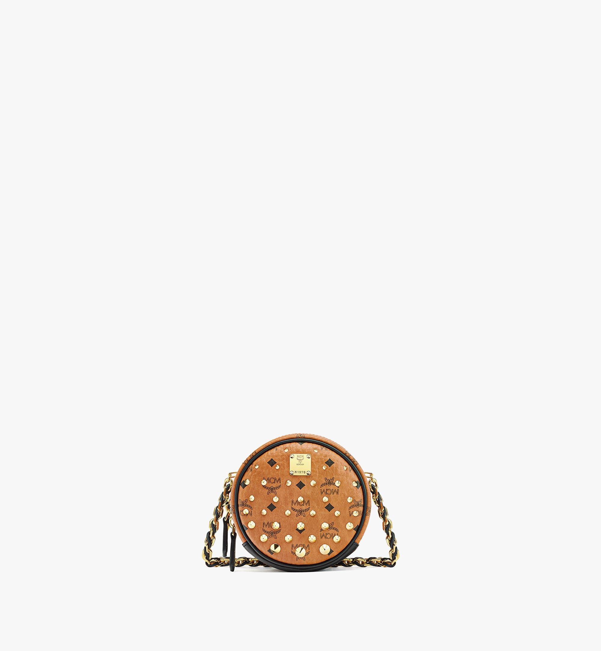 Big O Mini Studded Monogram Crossbody Bag