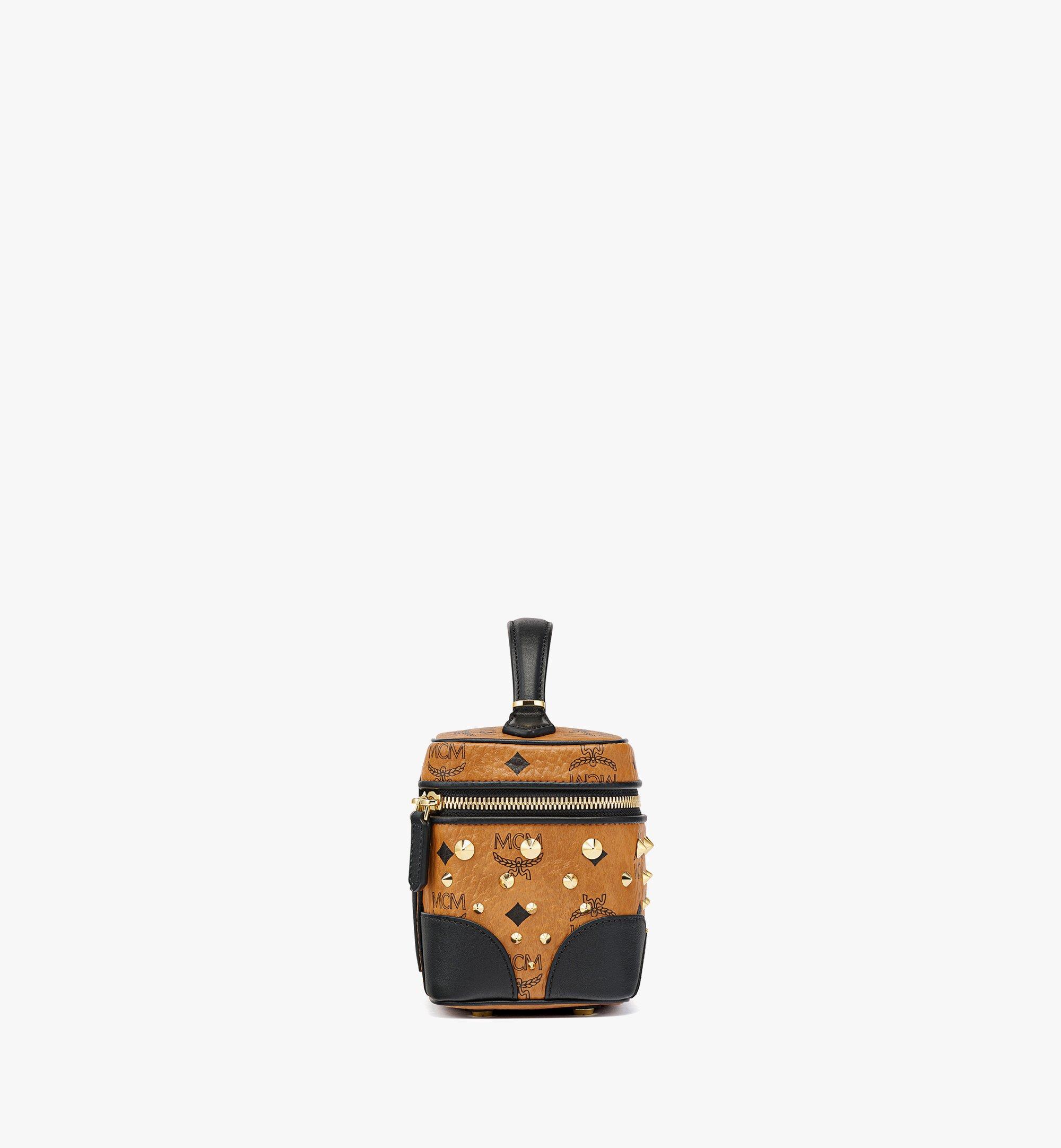 MCM Chest Pack Visetos Nordstrom Exclusive Cognac in PVC with Gold