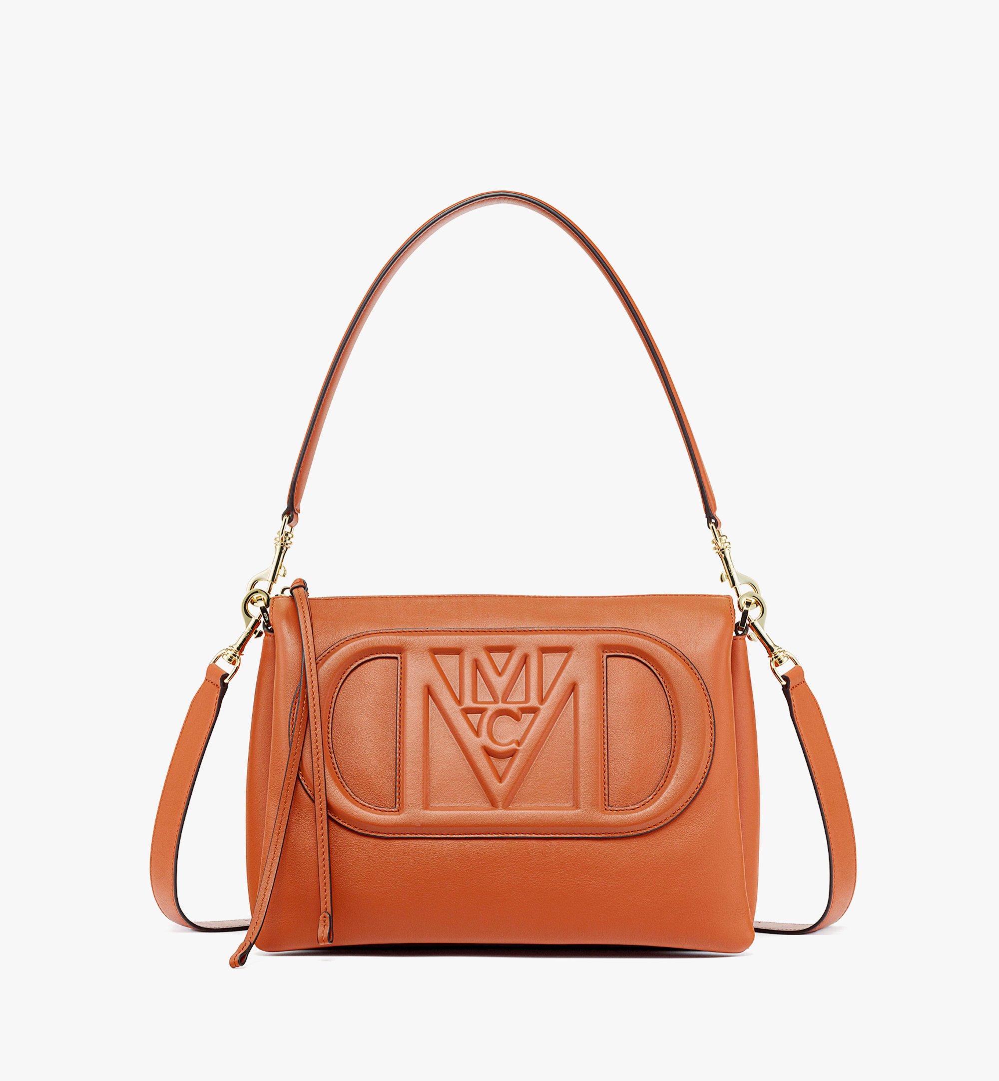MCM Mode Travia ショルダーバッグ - スペイン製カーフレザー Brown MWRDALD02C8001 ほかの角度から見る 1
