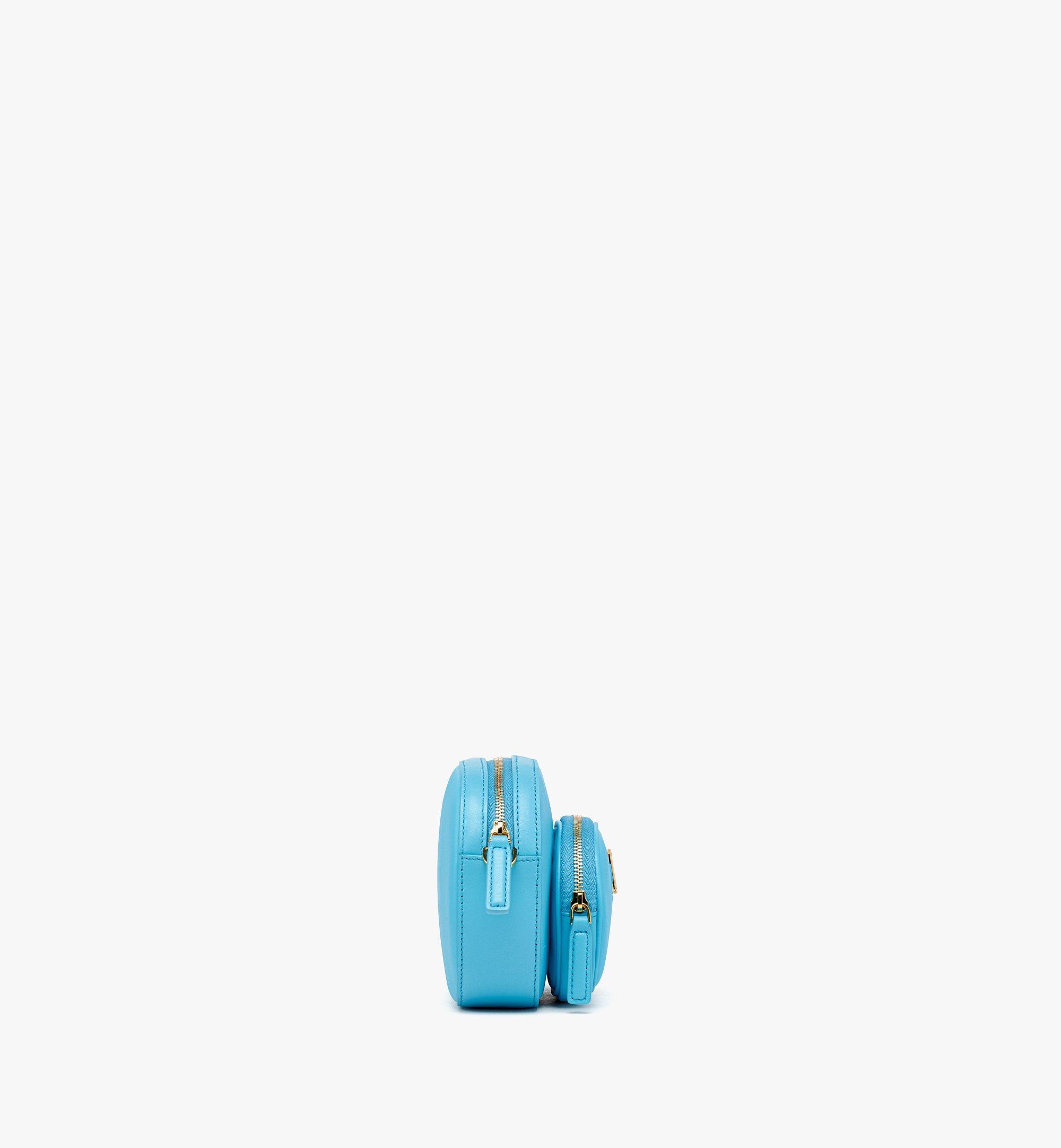 MCM Mode Travia Umhängetasche aus spanischem Nappaleder mit Reissverschluss Blue MWRDSLD02L7001 Noch mehr sehen 1