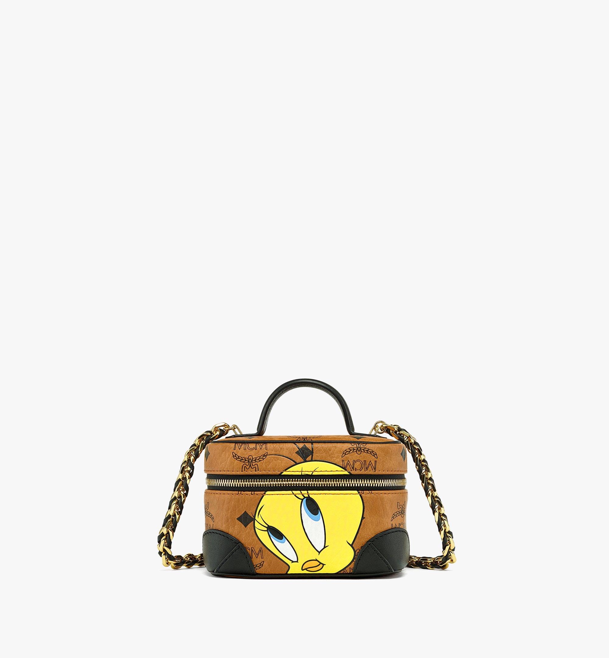 Looney Tunes x MCM Rockstar Kosmetiktasche in Visetos