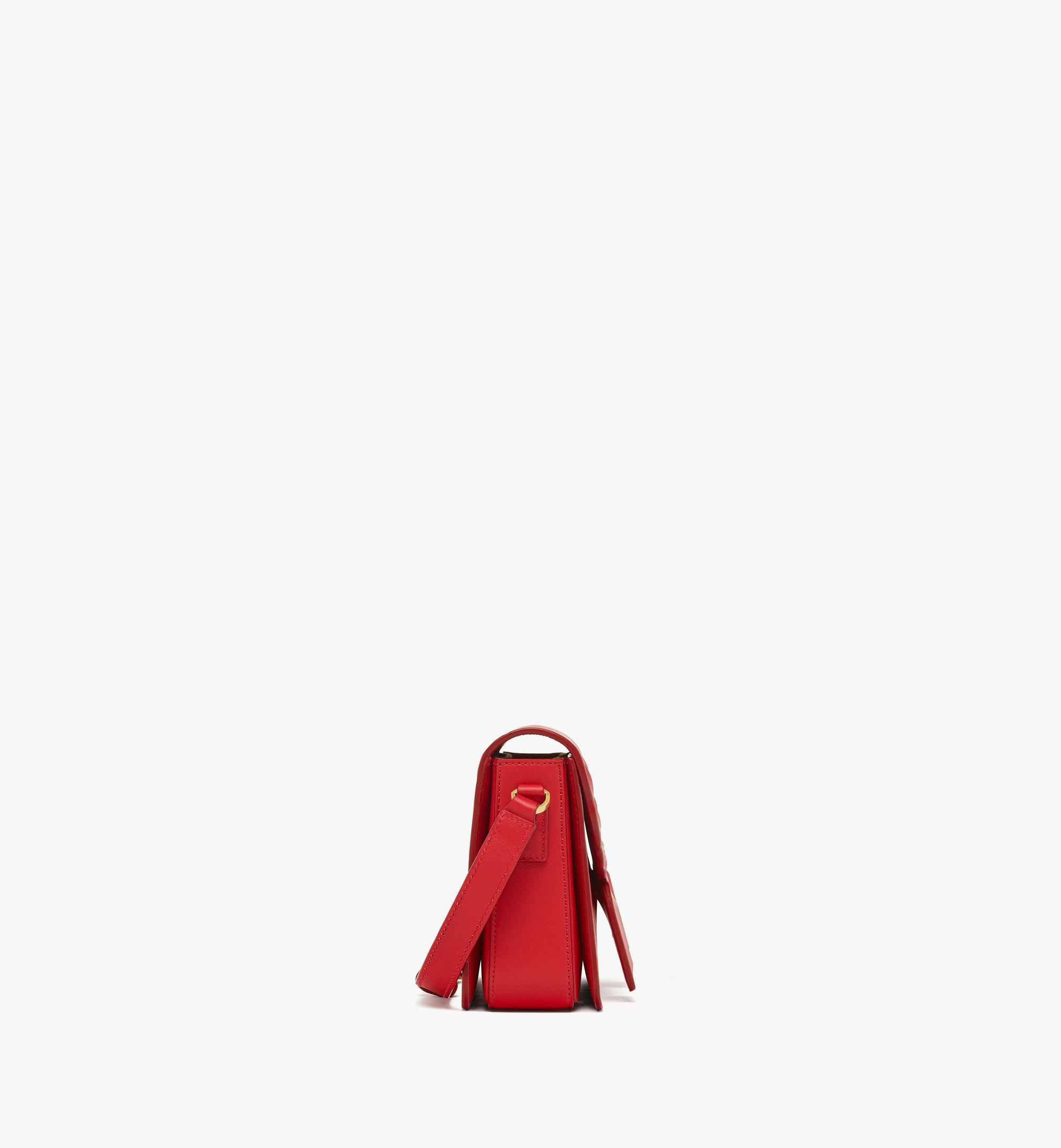 MCM Himmel Laurel Crossbody in Calf Leather Red MWREAAC02XC001 Alternate View 1