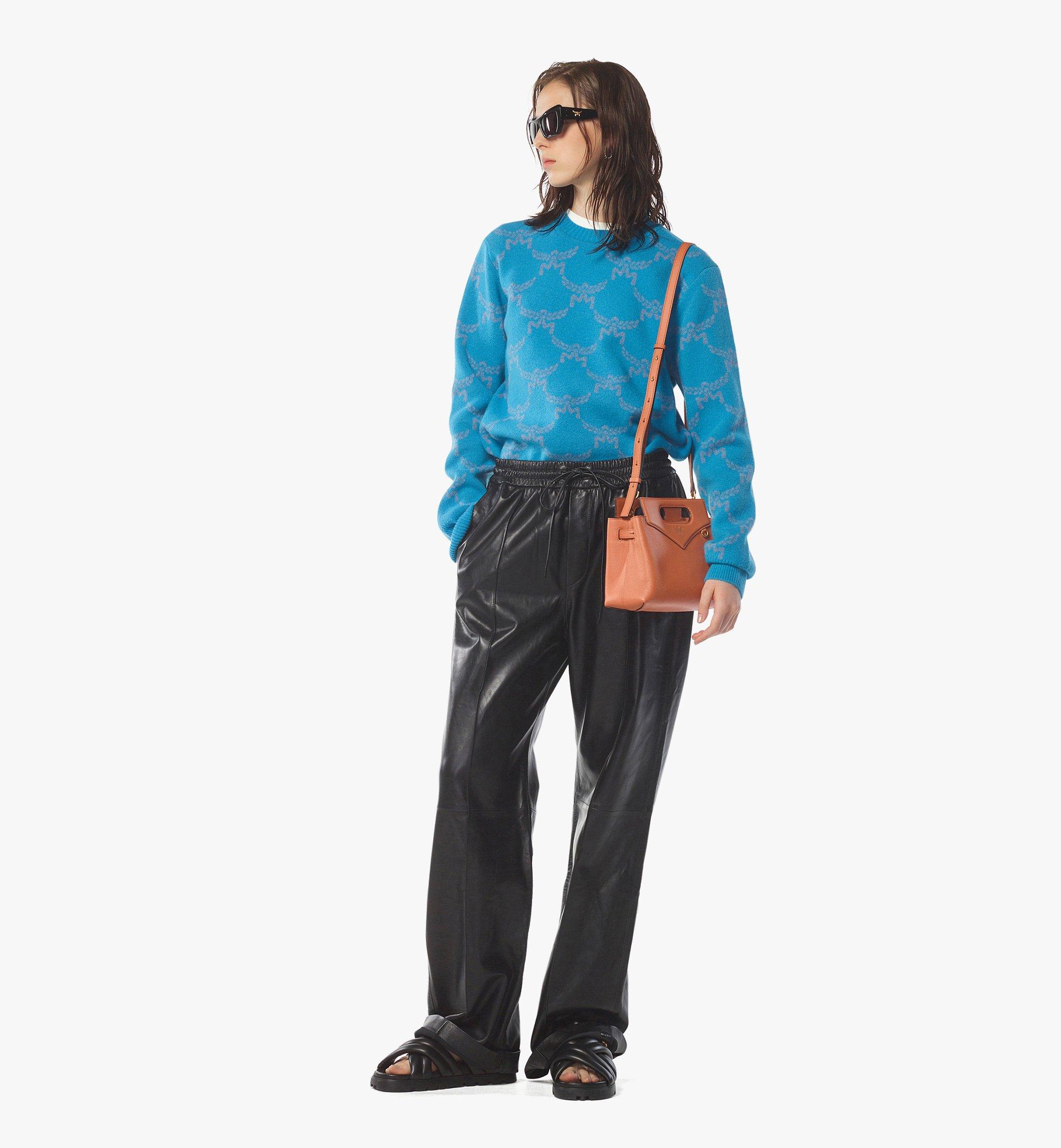 Mini Soft Diamond Tote in Embossed Leather Orange | MCM ®US