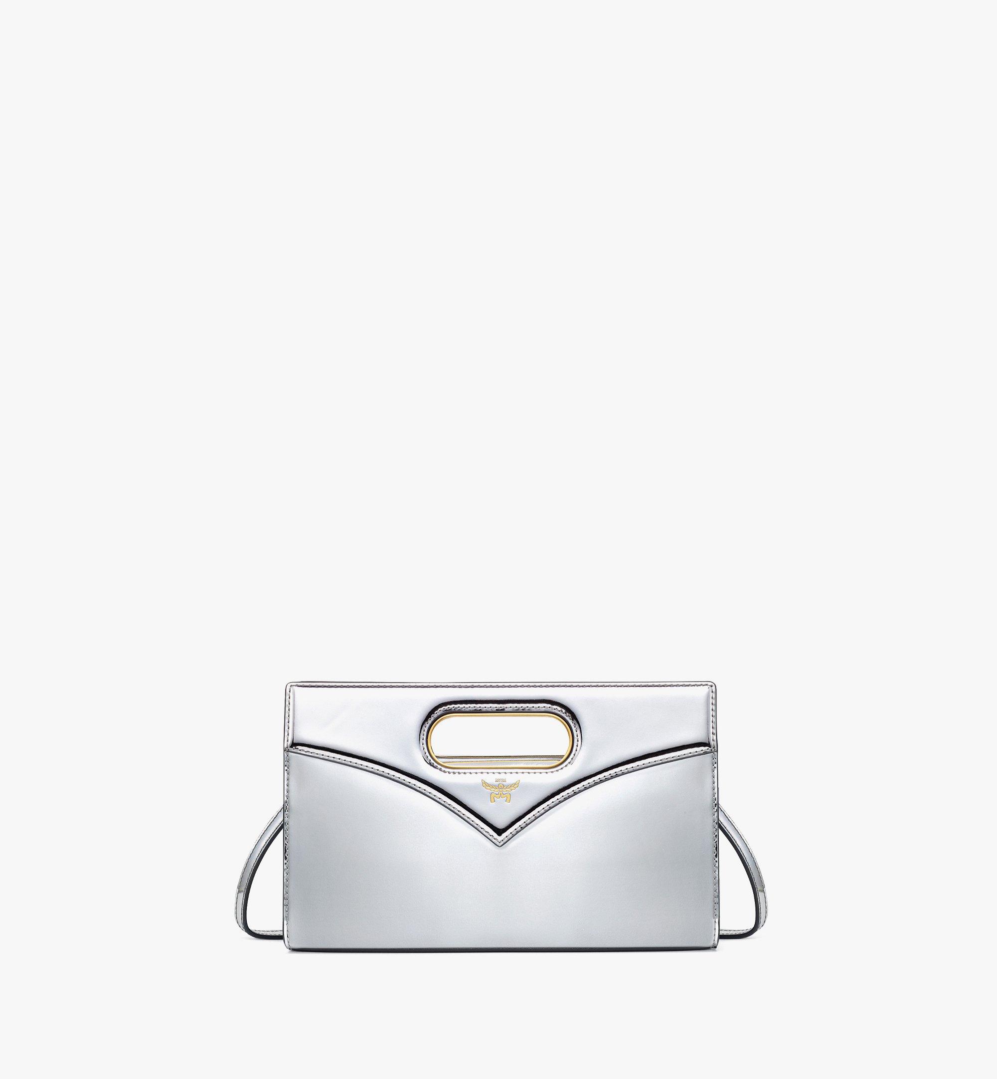MCM ボディバッグ　シルバー MCM Ladies Grey Crossbody Bag in Vintage Jacquard Monogram
