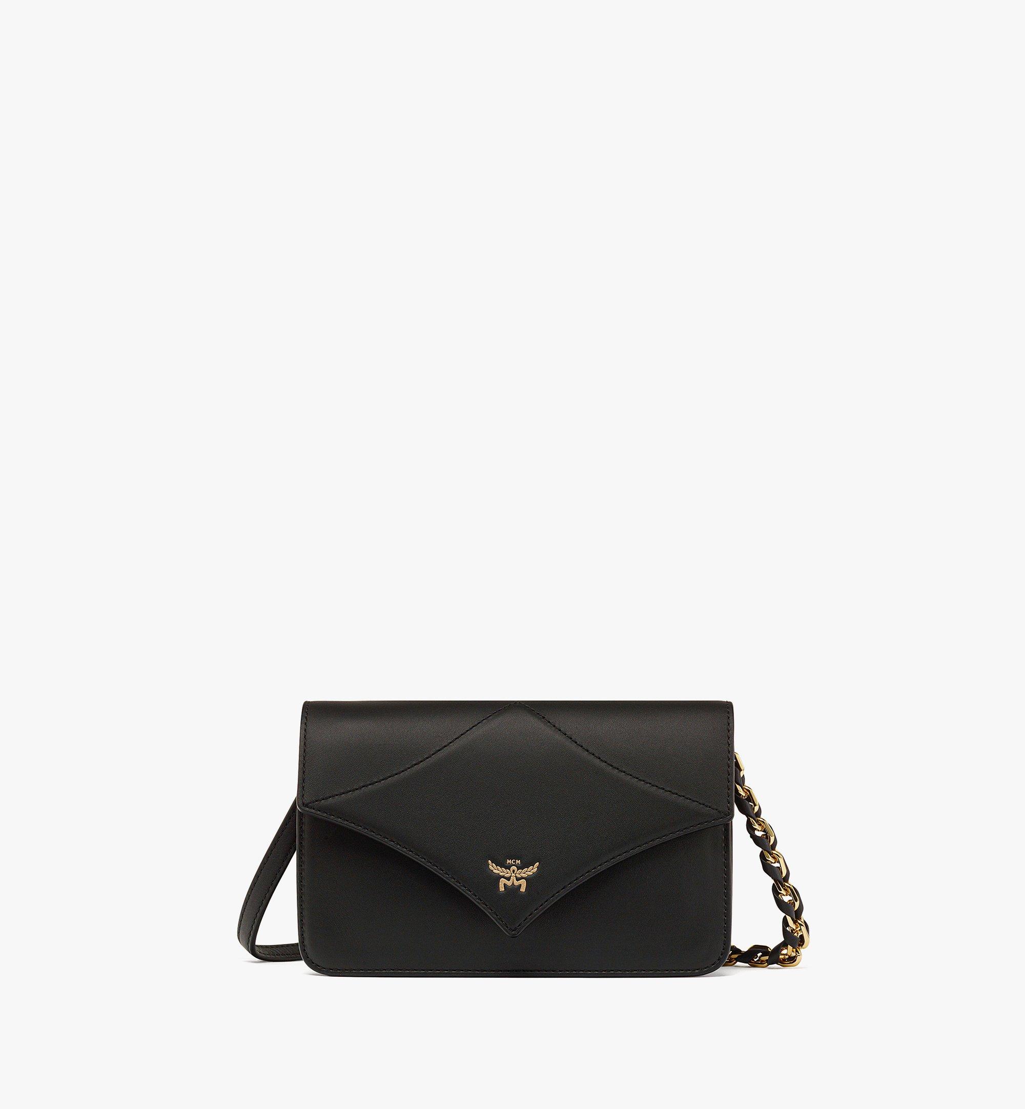 Mini Diamond Shoulder Bag in Spanish Calf Leather Black | MCM ®US