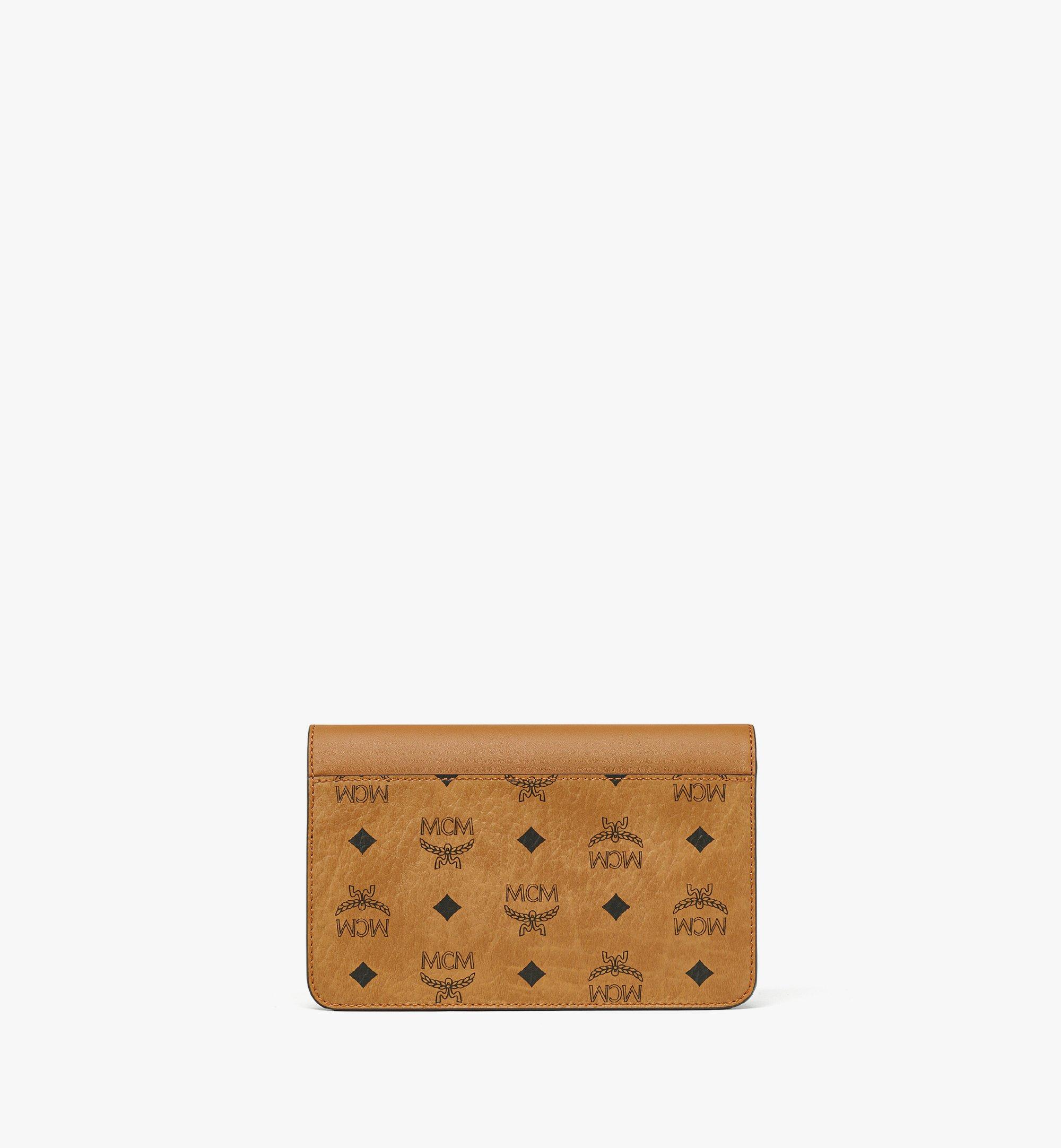 MCM Diamond Shoulder Bag in Visetos Leather Mix Cognac MWRESAK02CO001 Alternate View 3