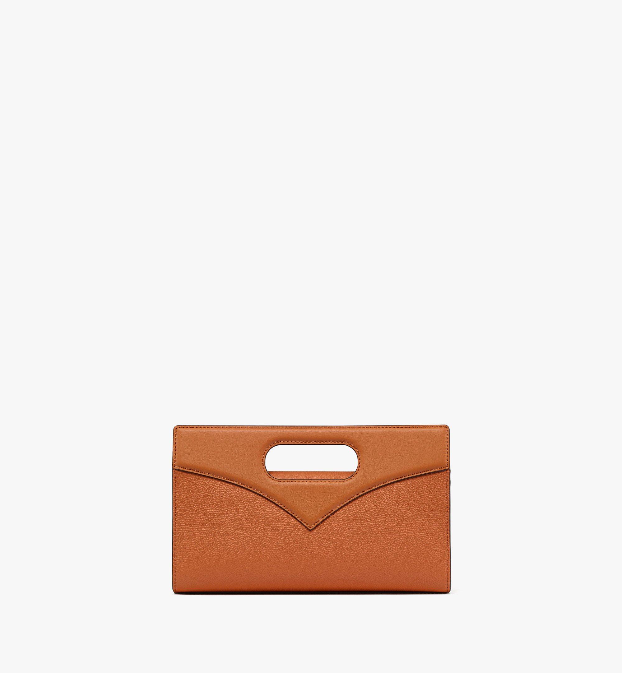 Small Diamond Tote in Embossed Leather Cognac | MCM ®US