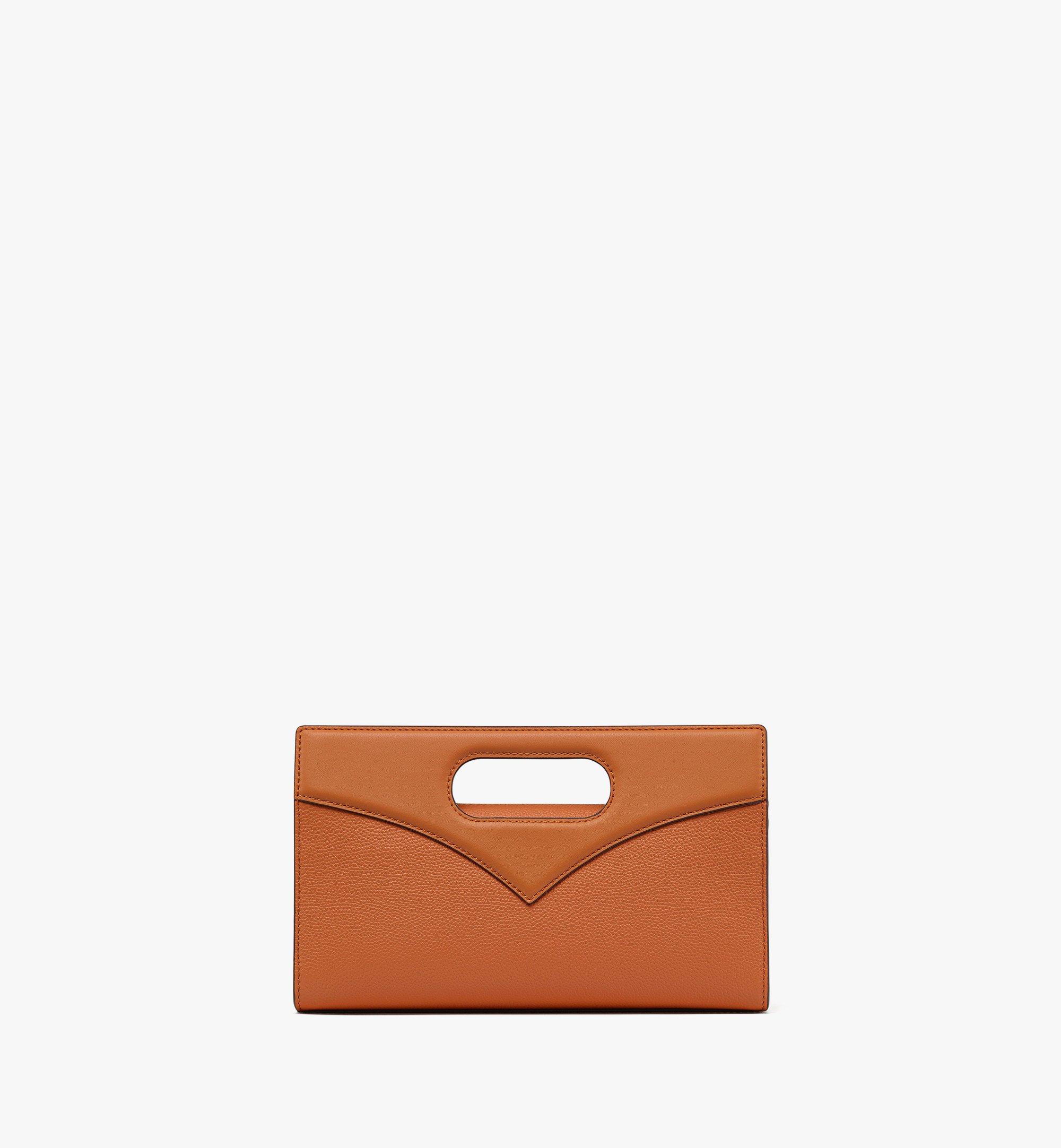 Small Diamond Tote in Embossed Leather Cognac | MCM ®JP