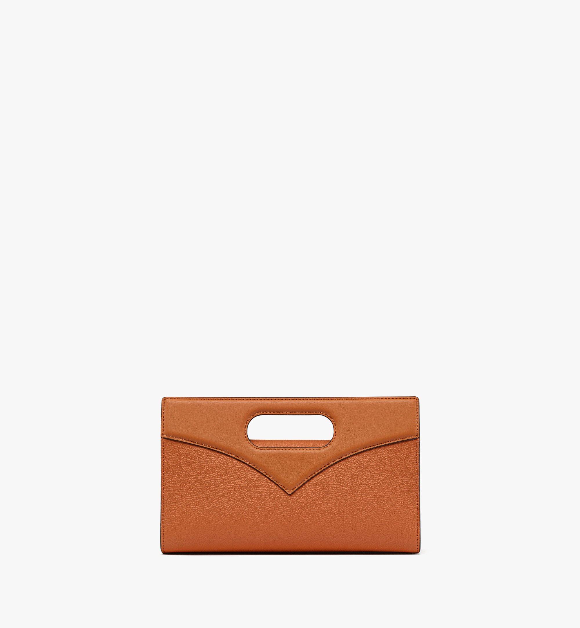 MCM Diamond Tragetasche aus geprägtem Leder Cognac MWRESAK03CO001 Noch mehr sehen 3