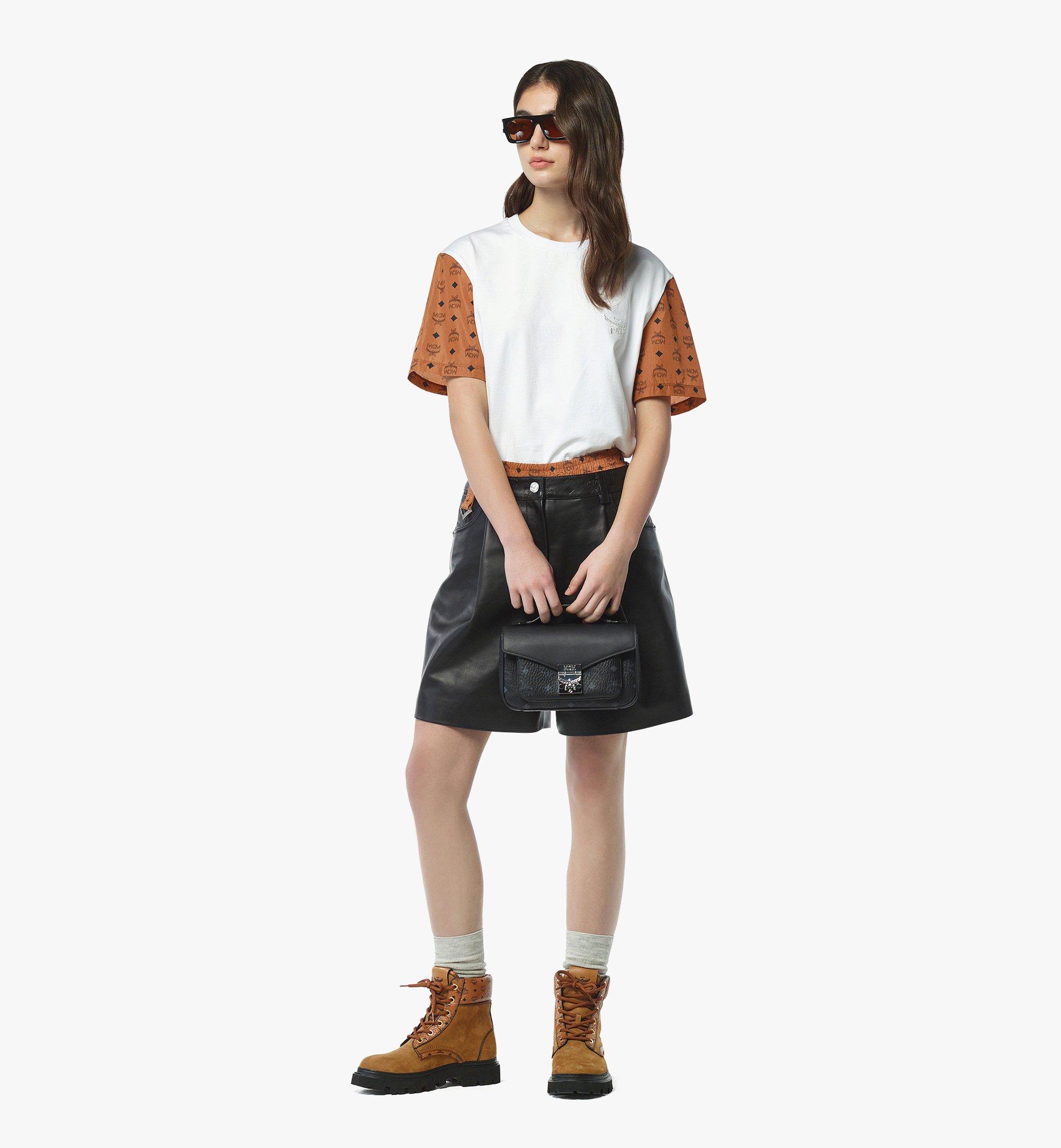 MCM Tracy Visetos 混搭皮革斜背包  MWRFSXT01BK001 更多視圖 4