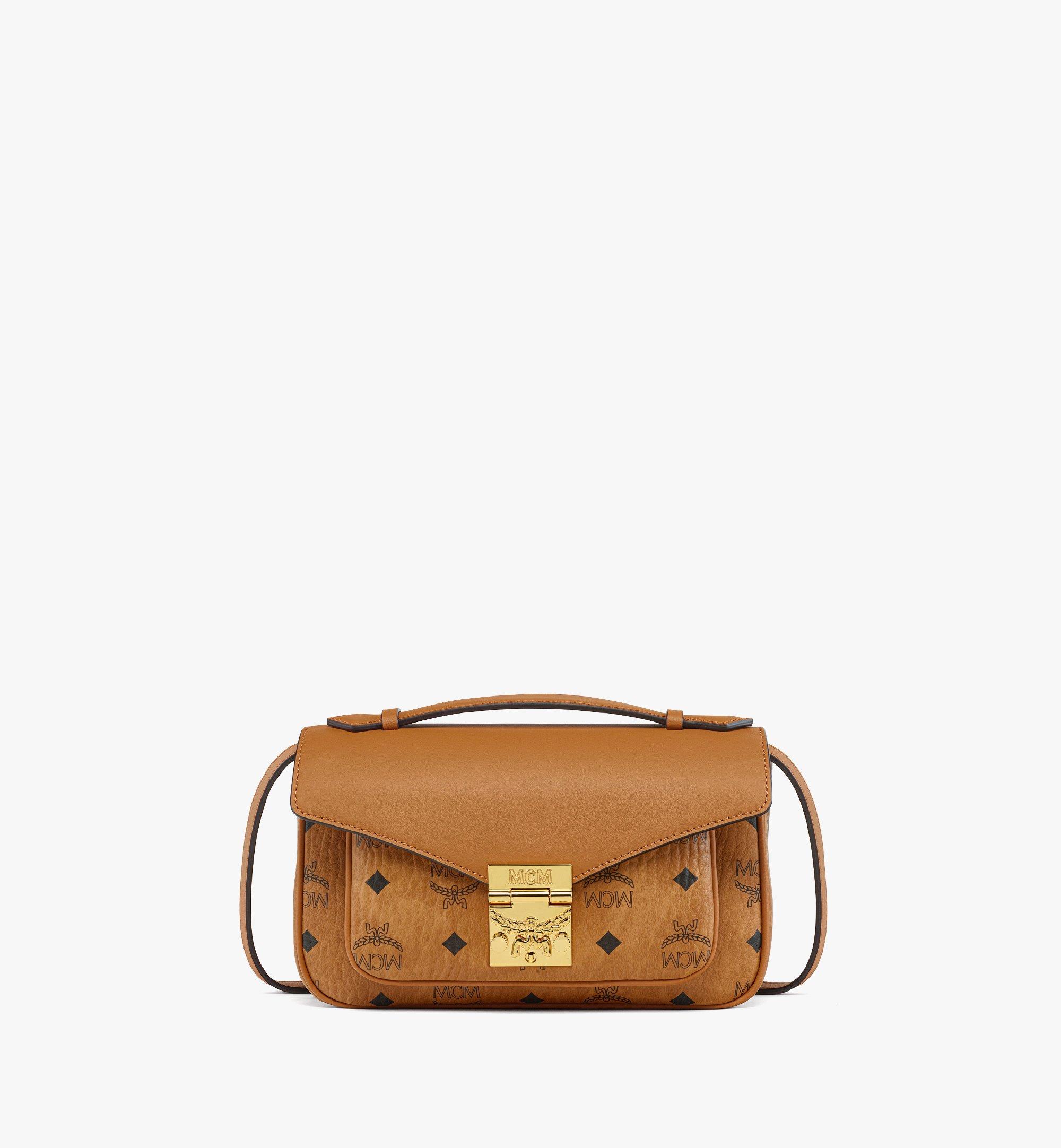 Medium Tracy Crossbody in Visetos Cognac MCM DE