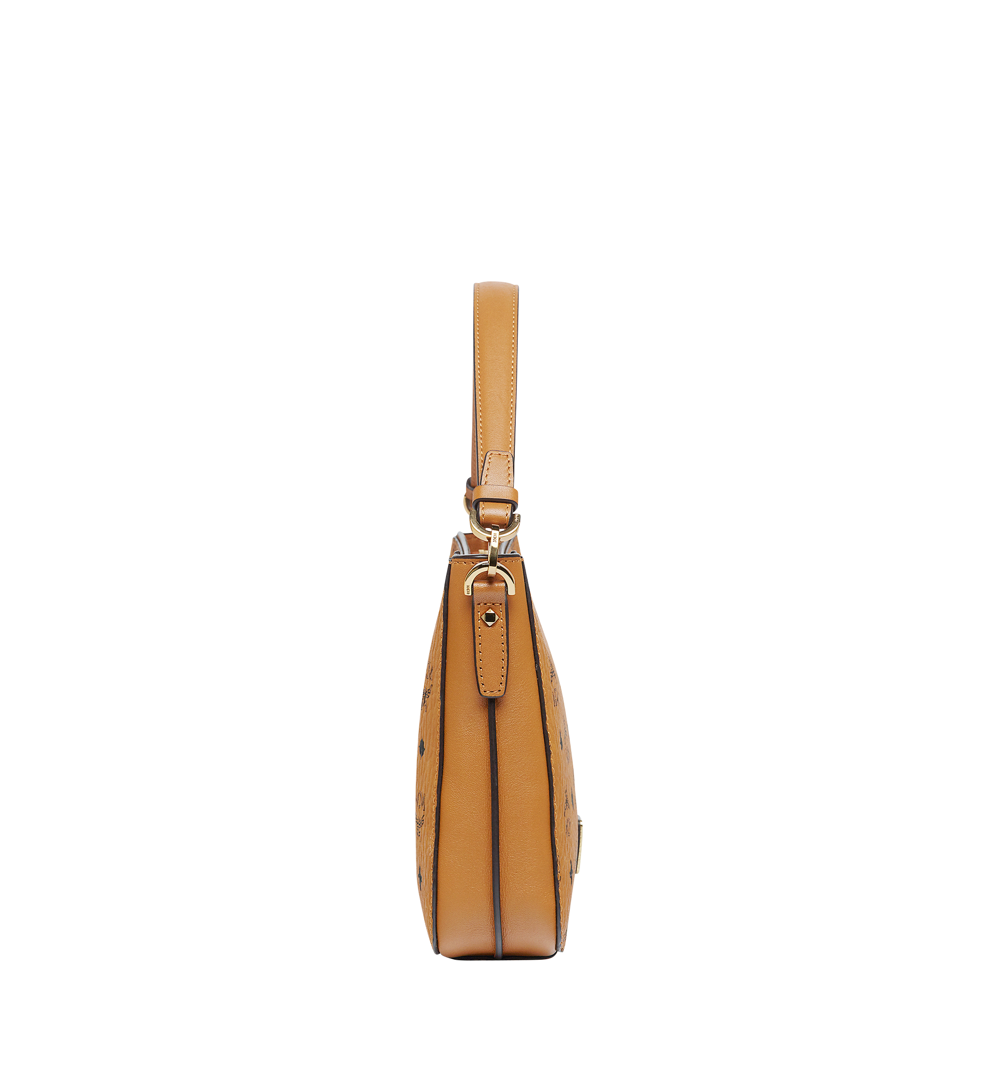 MCM Aren Shoulder Bag in Visetos Original Cognac MWS7ASE72CO001 Alternate View 2