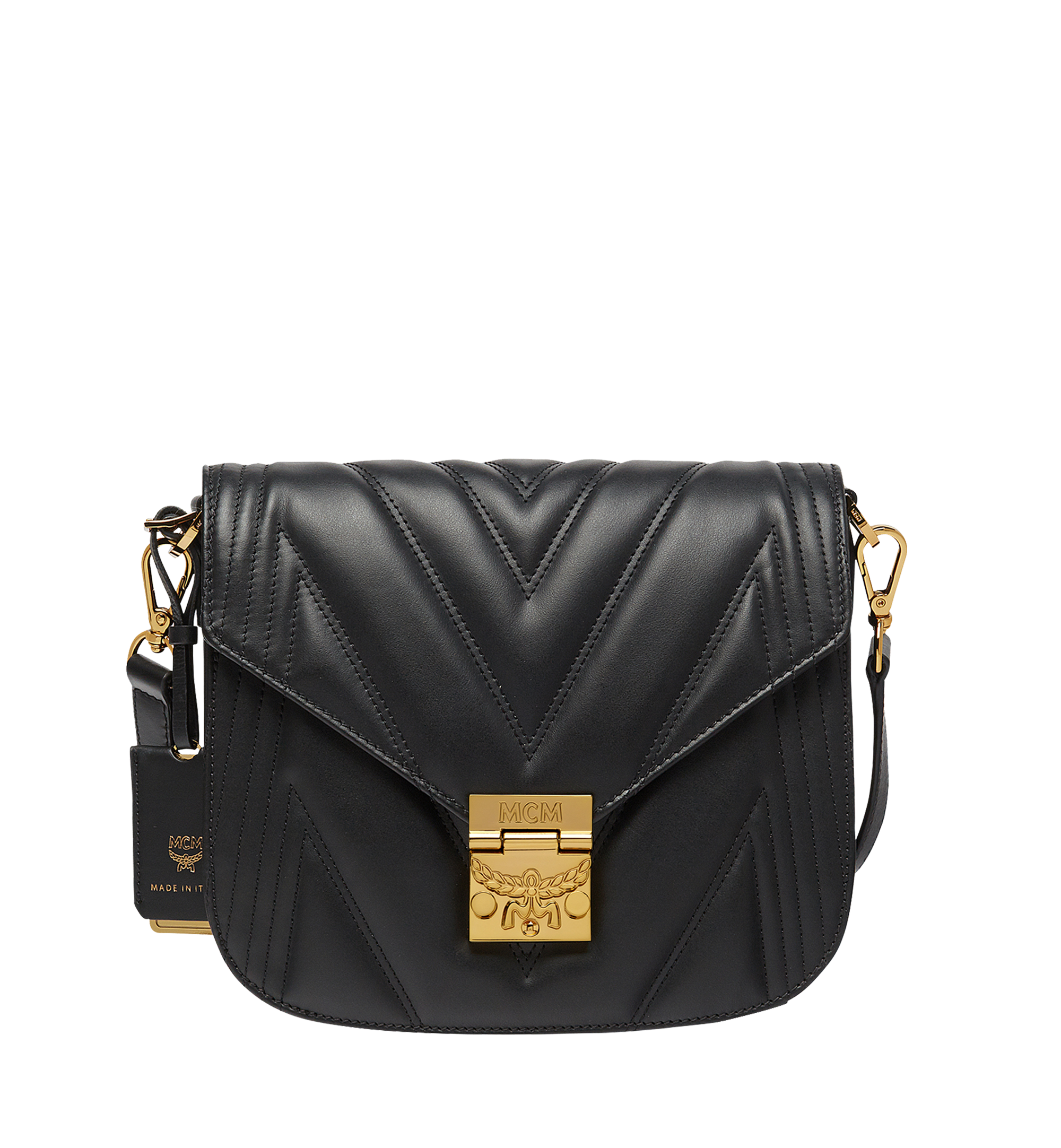 mcm patricia small shoulder bag