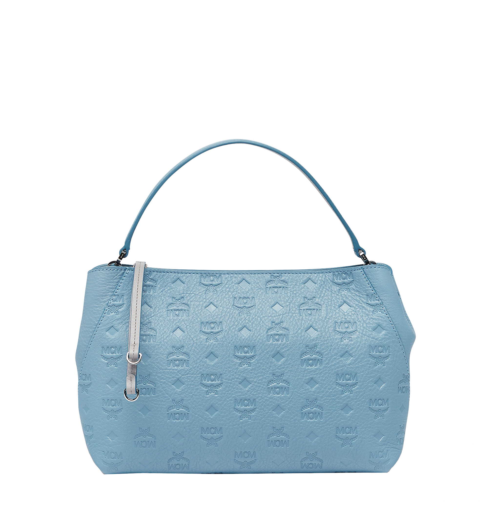 MCM Klara Shoulder in Monogram Leather BLUE MWS8SKM59LS001 Alternate View 1