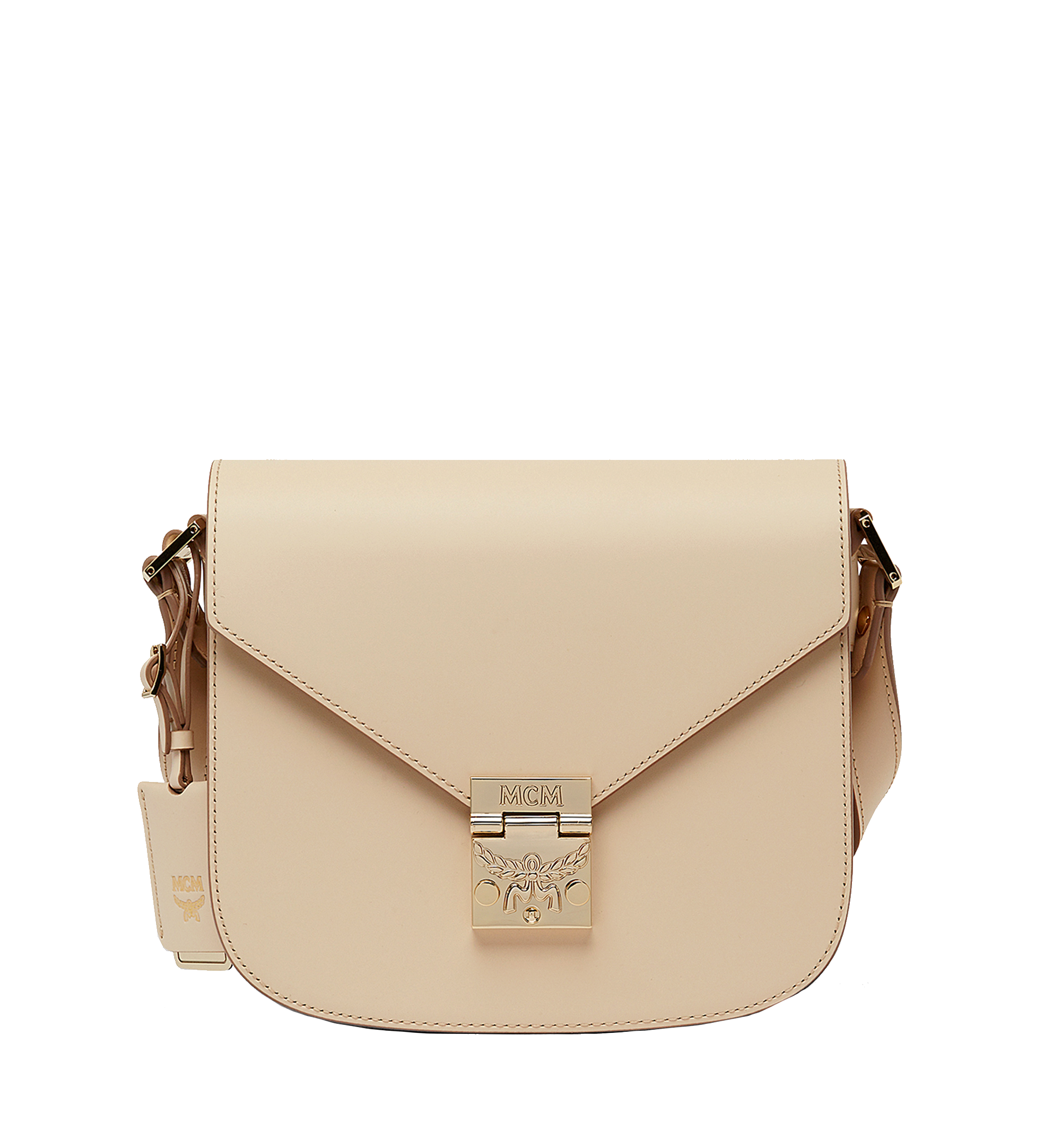MCM Tracy Shoulder Bag in Vachetta Leather Beige MWS8SPA01IB001 Alternate View 1