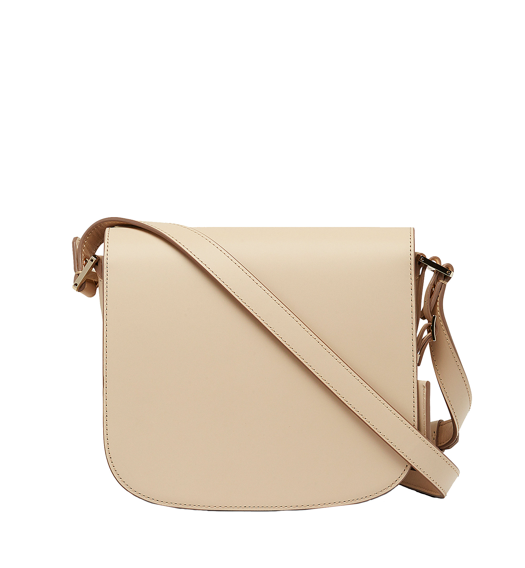 MCM Tracy Shoulder Bag in Vachetta Leather Beige MWS8SPA01IB001 Alternate View 3