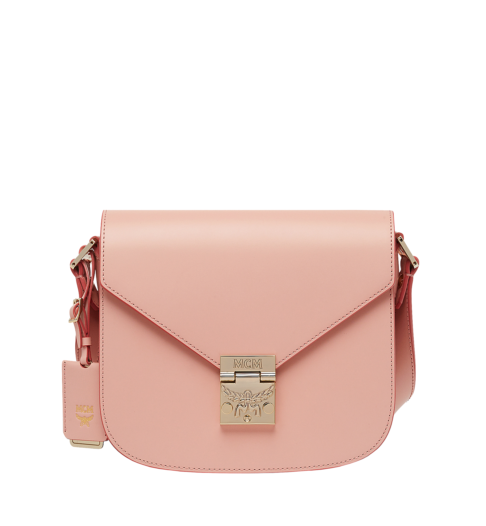 MCM Tracy Shoulder Bag in Vachetta Leather Pink MWS8SPA01PV001 Alternate View 1