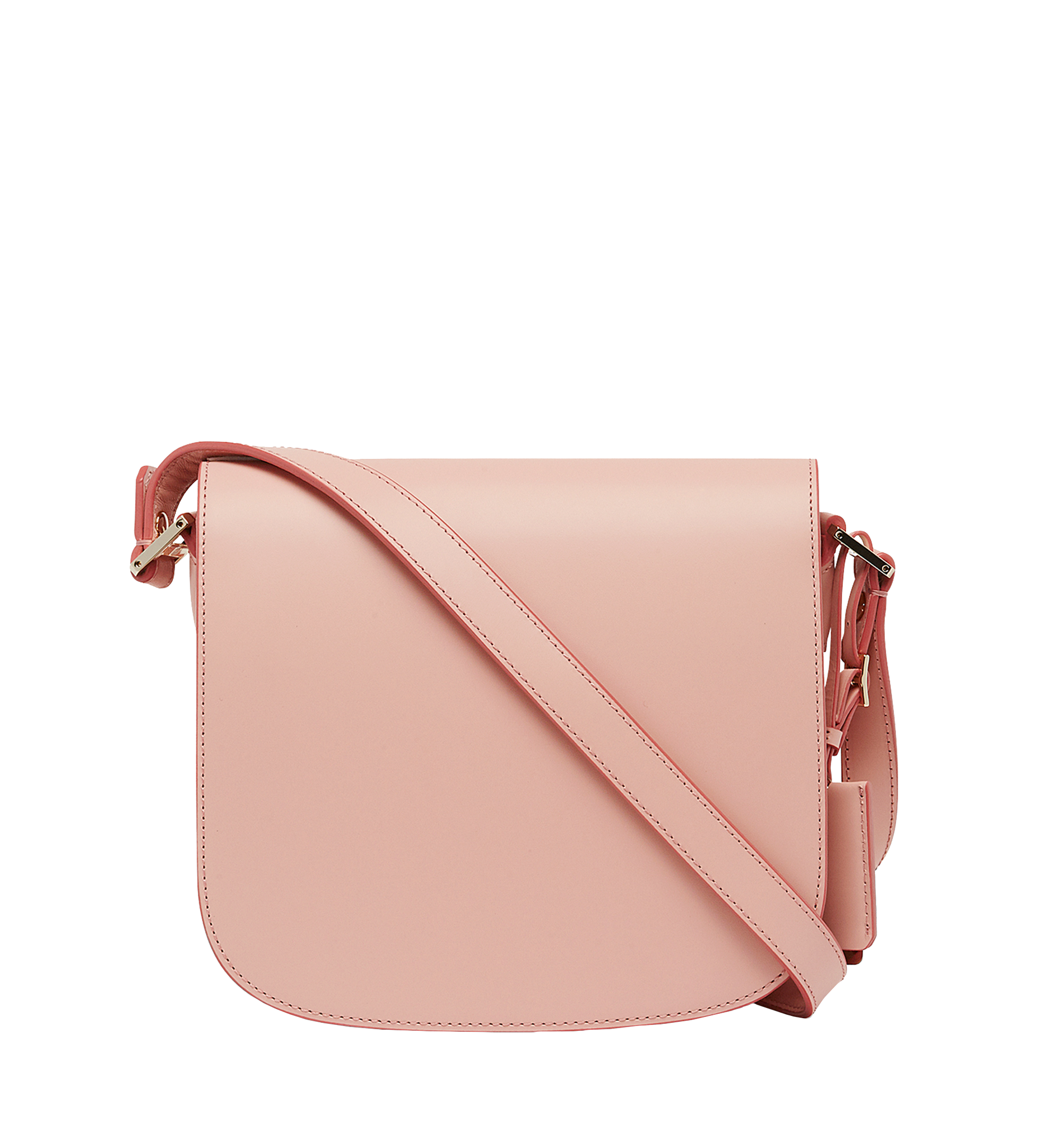 MCM Tracy Shoulder Bag in Vachetta Leather Pink MWS8SPA01PV001 Alternate View 3