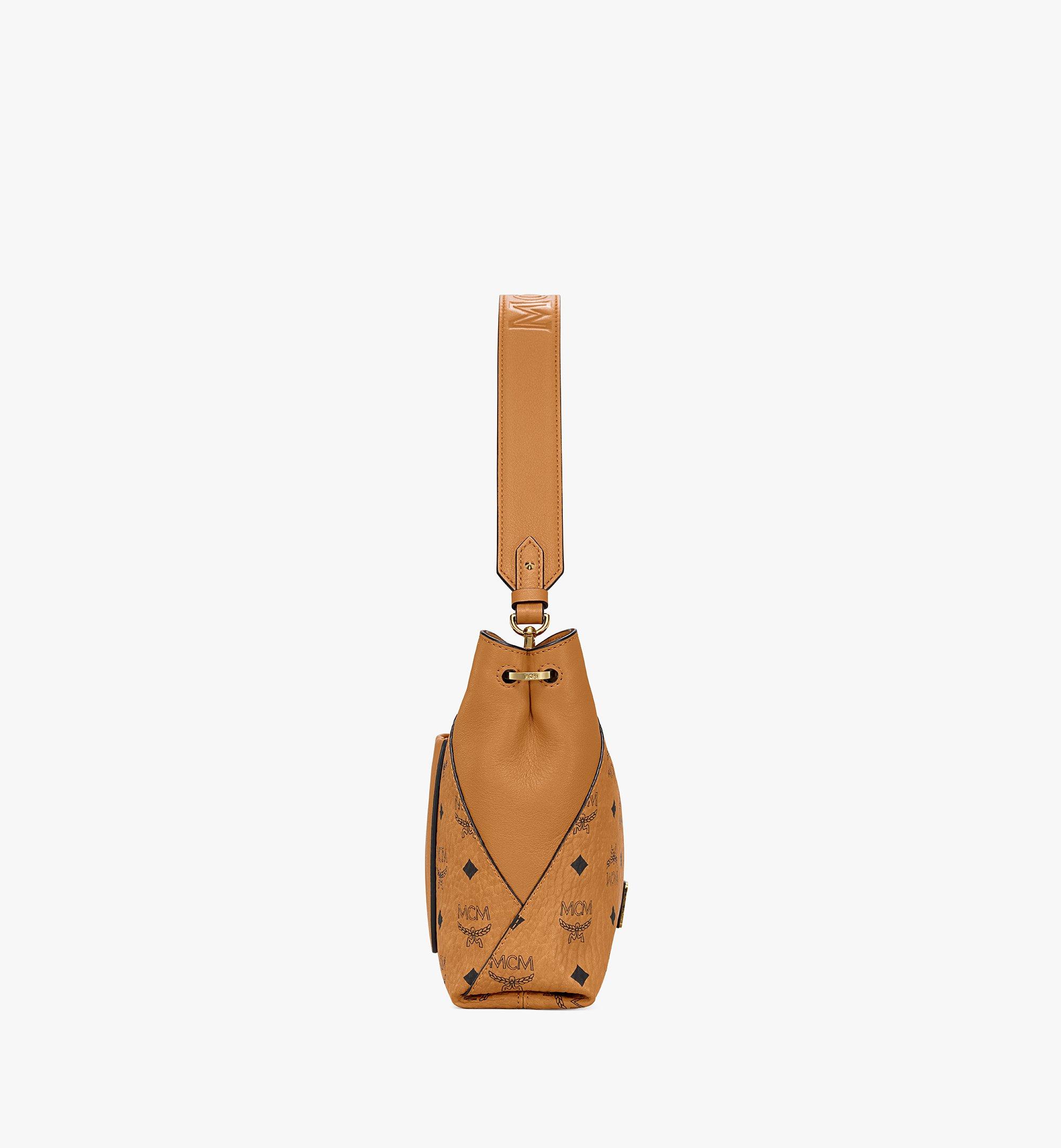 MCM Klara Shoulder Bag in Visetos Cognac MWS9SKM89CO001 Alternate View 1