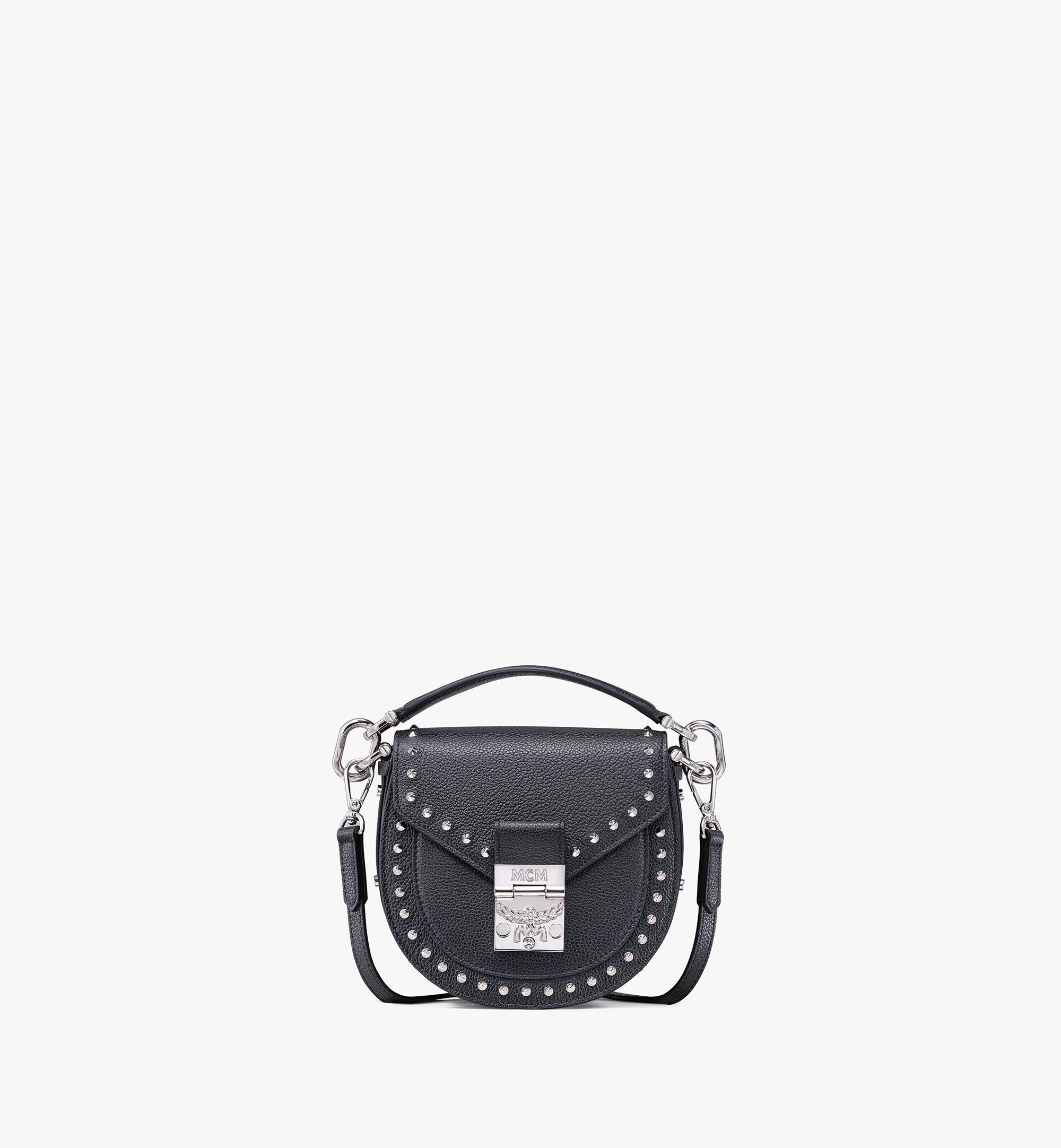 mcm black shoulder bag