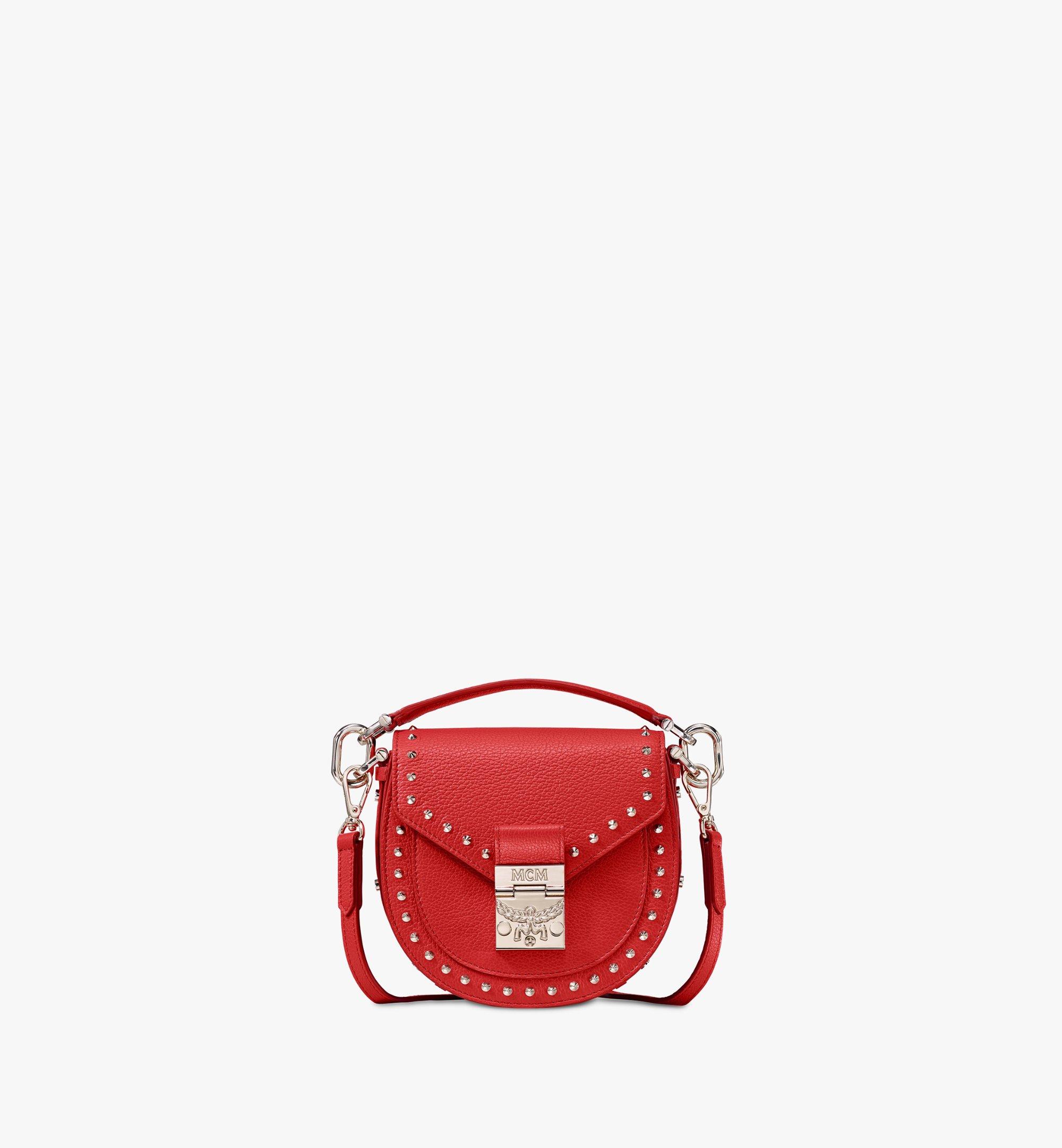 mcm patricia studded bag