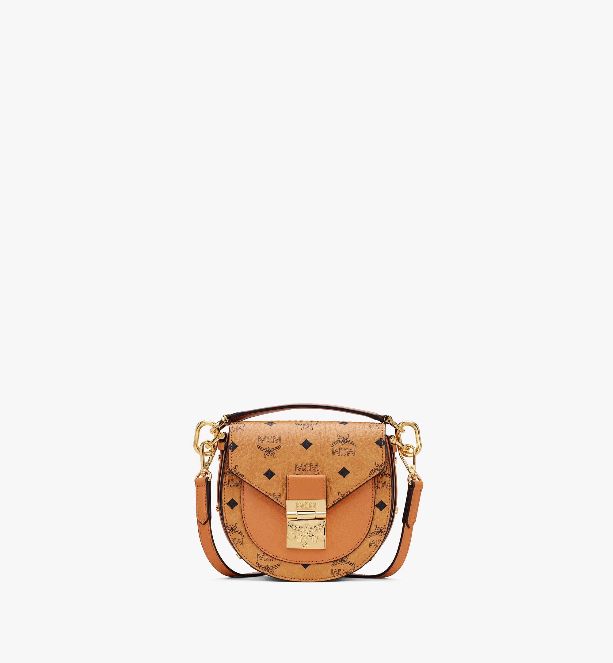 mcm mini saffiano leather satchel